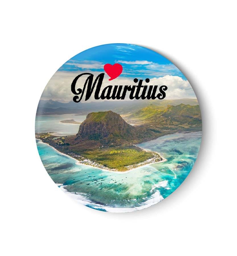 PEACOCKRIDE Mauritius Plastic Round Fridge Magnets Fridge Magnet - Pack of 1 PEACOCKRIDE Mauritius Plastic Round Fridge Magnets Fridge Magnet - Pack of 1
