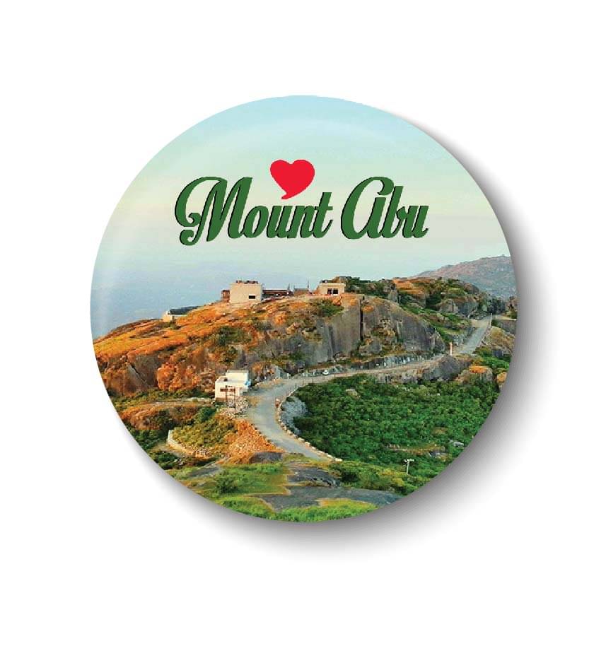 PEACOCKRIDE Mout Abu Plastic Round Fridge Magnets Fridge Magnet - Pack of 1 PEACOCKRIDE Mout Abu Plastic Round Fridge Magnets Fridge Magnet - Pack of 1
