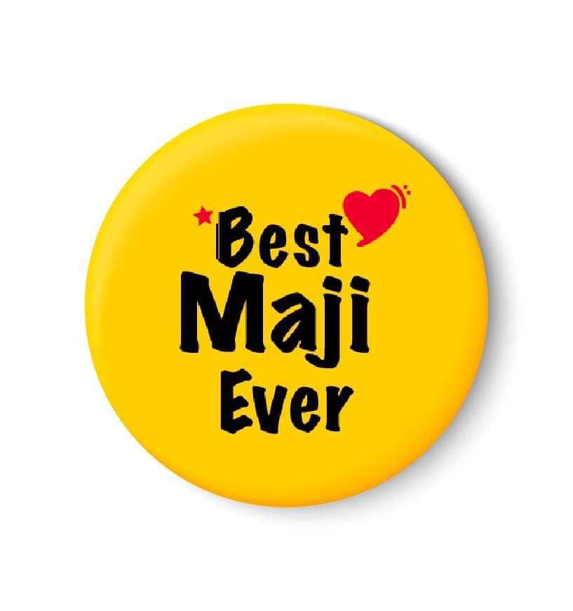 PEACOCKRIDE Best Maji Ever Plastic Round Fridge Magnets Fridge Magnet - Pack of 1 PEACOCKRIDE Best Maji Ever Plastic Round Fridge Magnets Fridge Magnet - Pack of 1