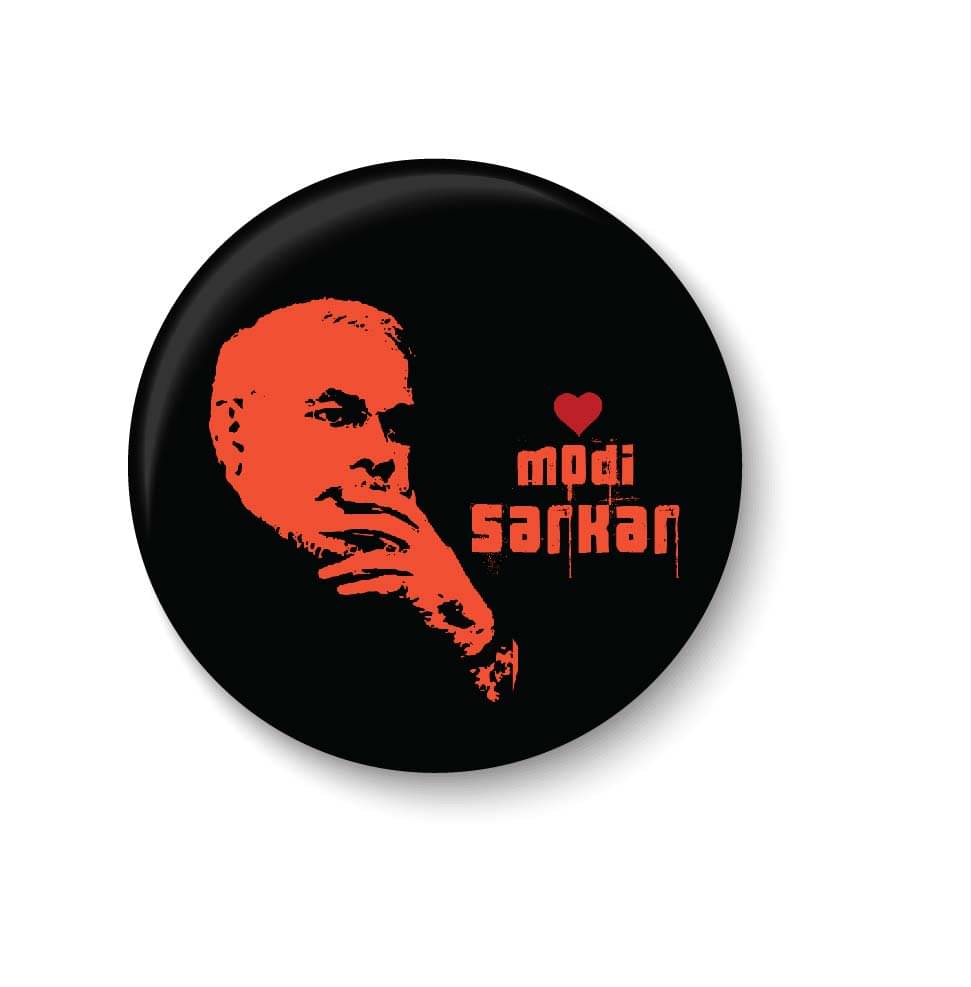 PEACOCKRIDE Modi Sarkar Plastic Round Fridge Magnets Fridge Magnet - Pack of 1 PEACOCKRIDE Modi Sarkar Plastic Round Fridge Magnets Fridge Magnet - Pack of 1