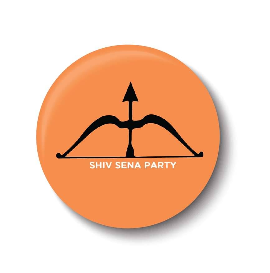 PEACOCKRIDE Shiv Sena Party Symbols Plastic Round Fridge Magnets Fridge Magnet - Pack of 1 PEACOCKRIDE Shiv Sena Party Symbols Plastic Round Fridge Magnets Fridge Magnet - Pack of 1