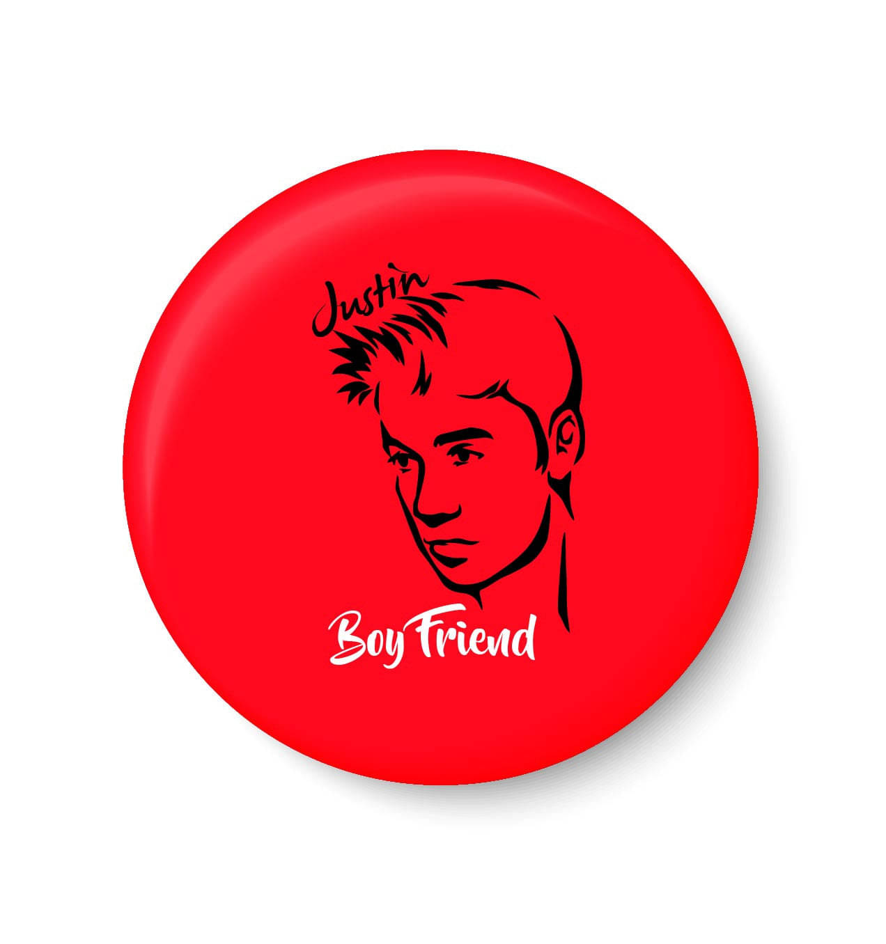 PEACOCKRIDE Boy Friend Plastic Round Fridge Magnets Fridge Magnet - Pack of 1 PEACOCKRIDE Boy Friend Plastic Round Fridge Magnets Fridge Magnet - Pack of 1