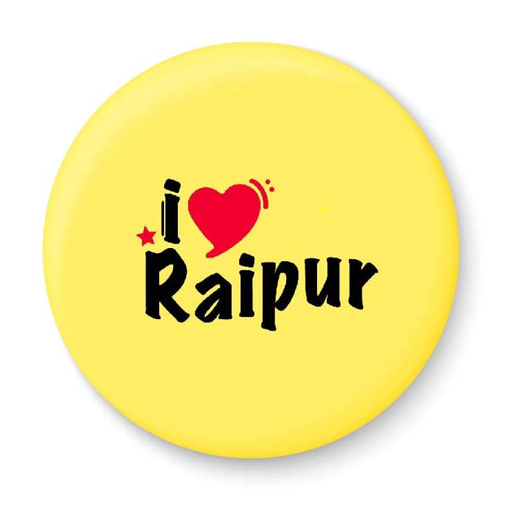 PEACOCKRIDE Love Raipur Plastic Round Fridge Magnets Fridge Magnet - Pack of 1 PEACOCKRIDE Love Raipur Plastic Round Fridge Magnets Fridge Magnet - Pack of 1