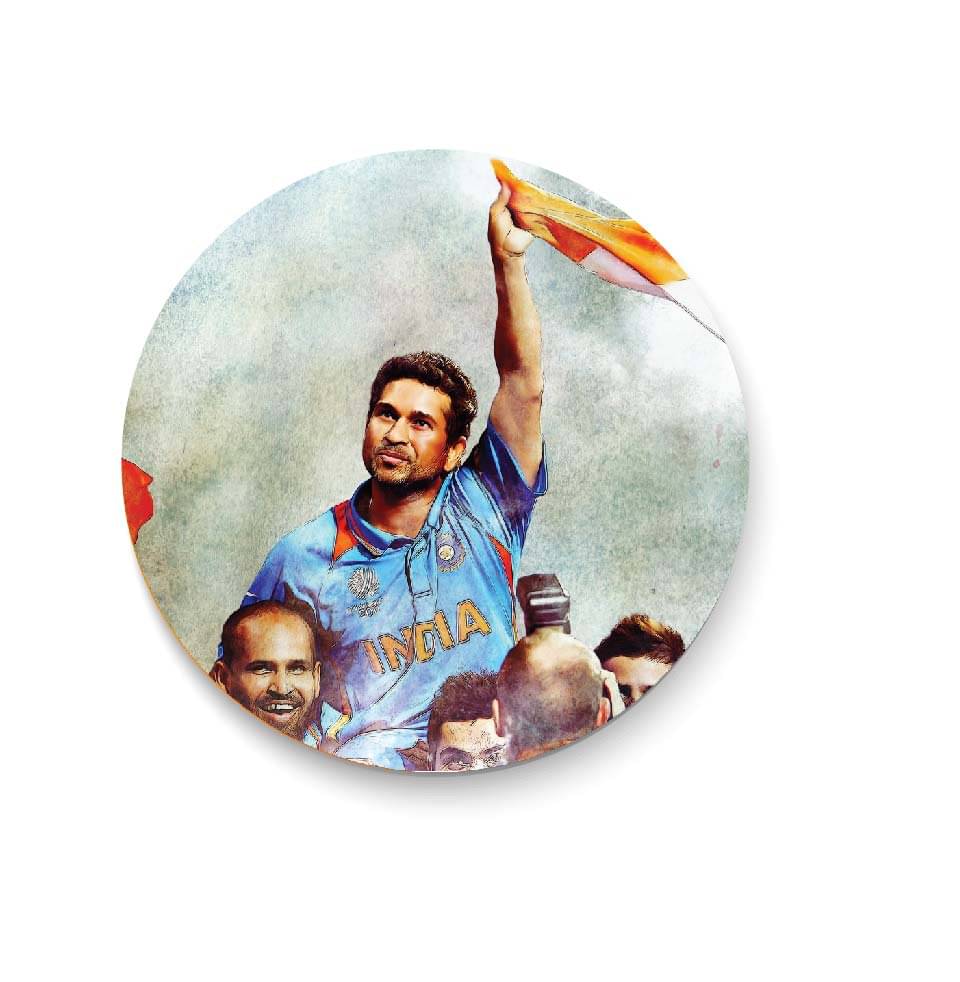 PEACOCKRIDE Schain Wining Moment Plastic Round Fridge Magnets Fridge Magnet - Pack of 1 PEACOCKRIDE Schain Wining Moment Plastic Round Fridge Magnets Fridge Magnet - Pack of 1