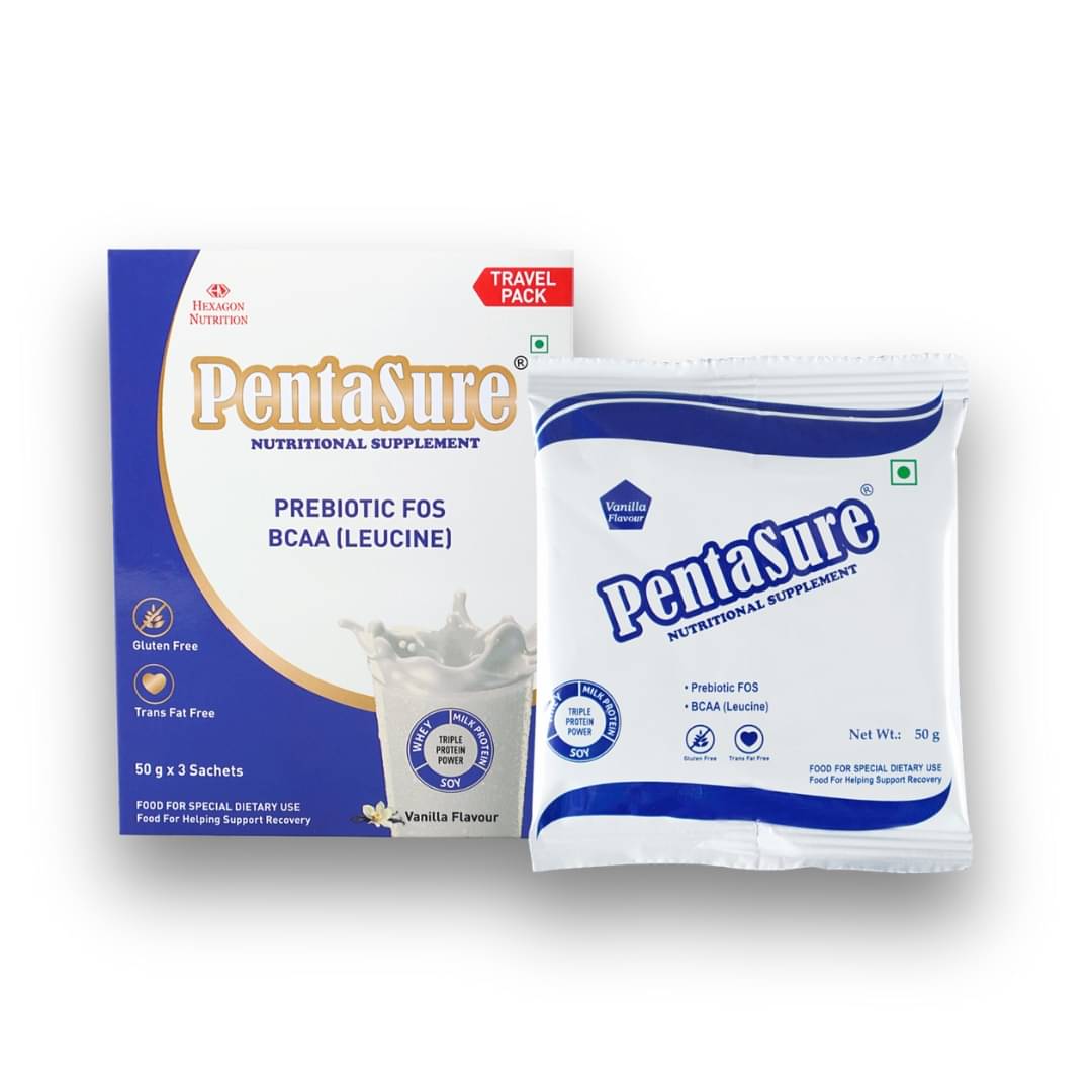 Pentasure Daily Nutrition Protein-Travel Pack 150 gm Powder Pentasure Daily Nutrition Protein-Travel Pack 150 gm Powder