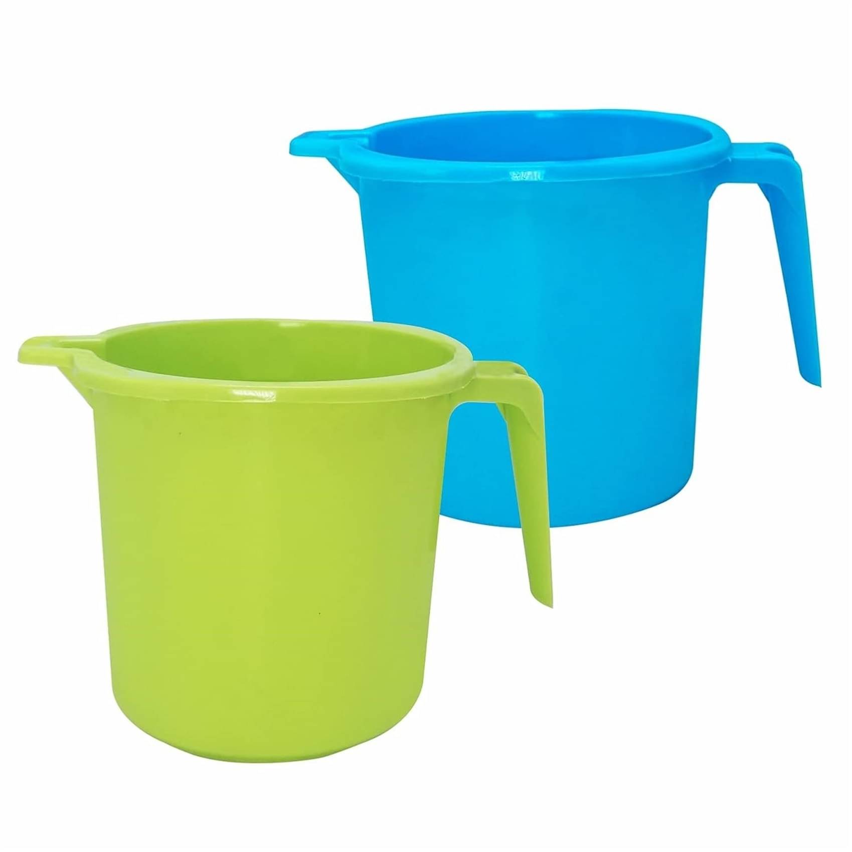     			Plastic Strong Bathroom Mug | Suitable for Toilet, Washroom Jug, Bathing | Pack of 2