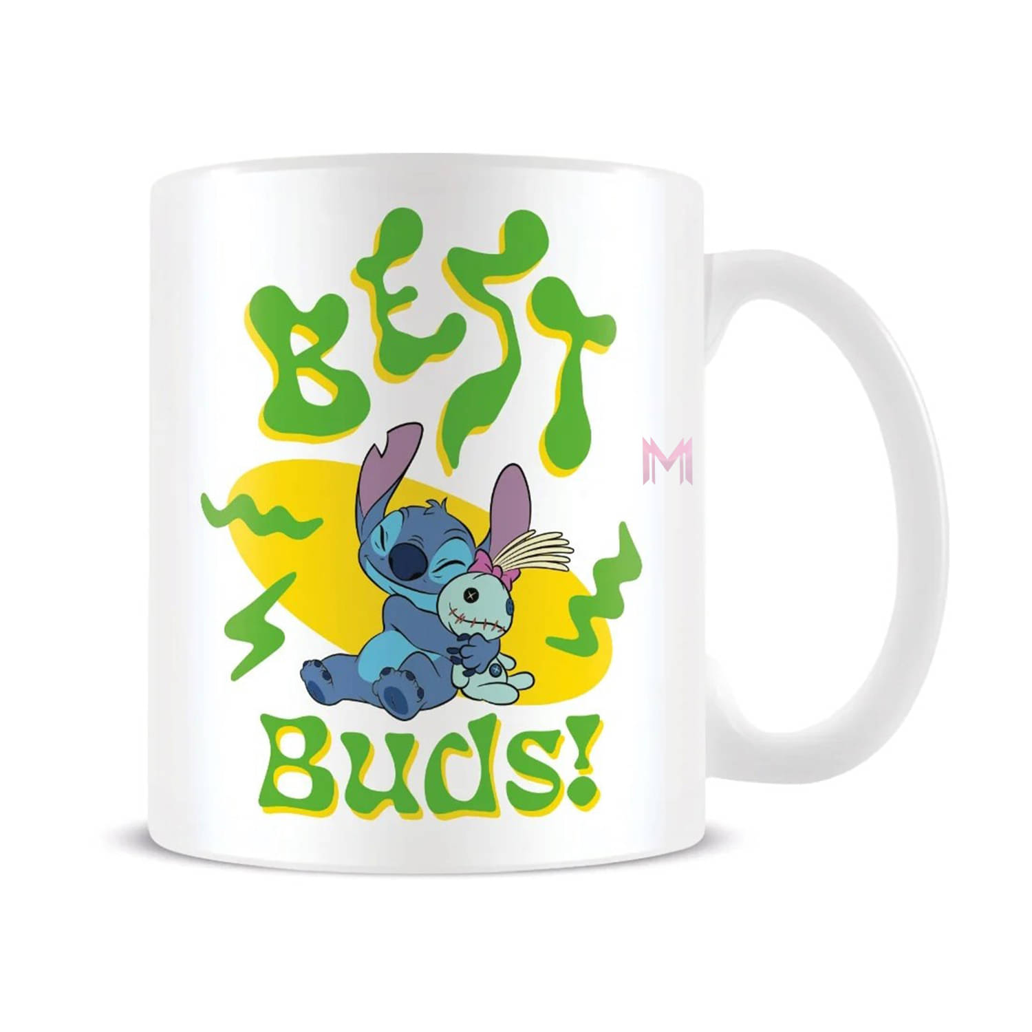     			Ridaa BEST BUDS Ceramic Coffee Mug 350 mL ( Pack of 1 )