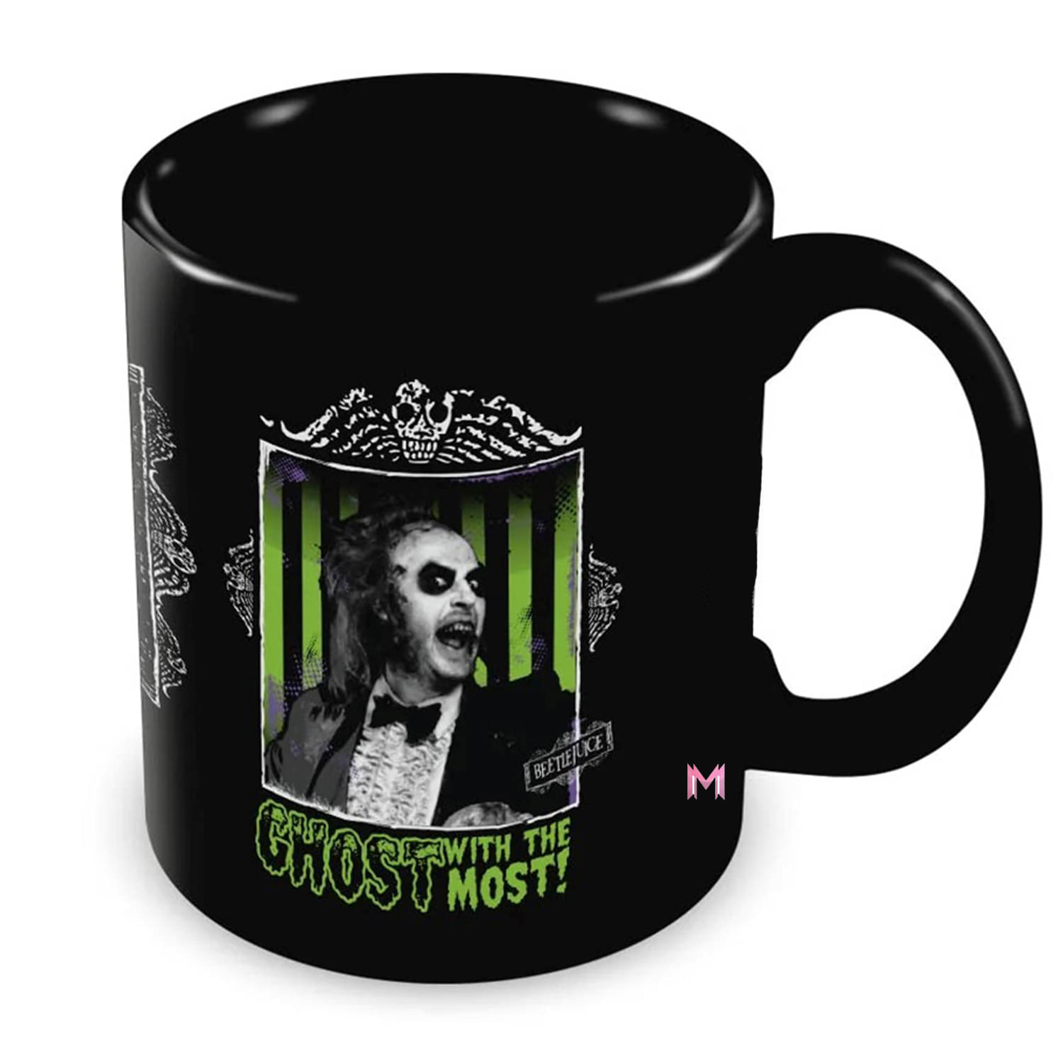     			Ridaa Beetlejuice Ceramic Coffee Mug 350 mL ( Pack of 1 )