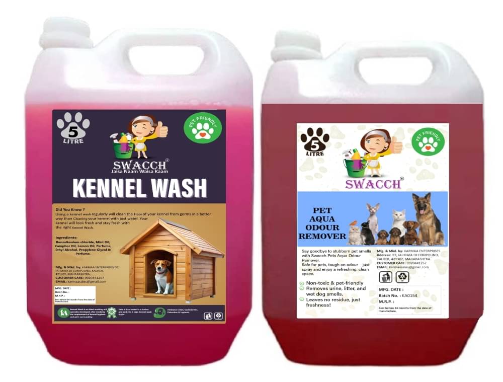 SWACCH Kennel Wash With Pet Aqua Floor Cleaner Rose & Strawberry 10 L SWACCH Kennel Wash With Pet Aqua Floor Cleaner Rose & Strawberry 10 L
