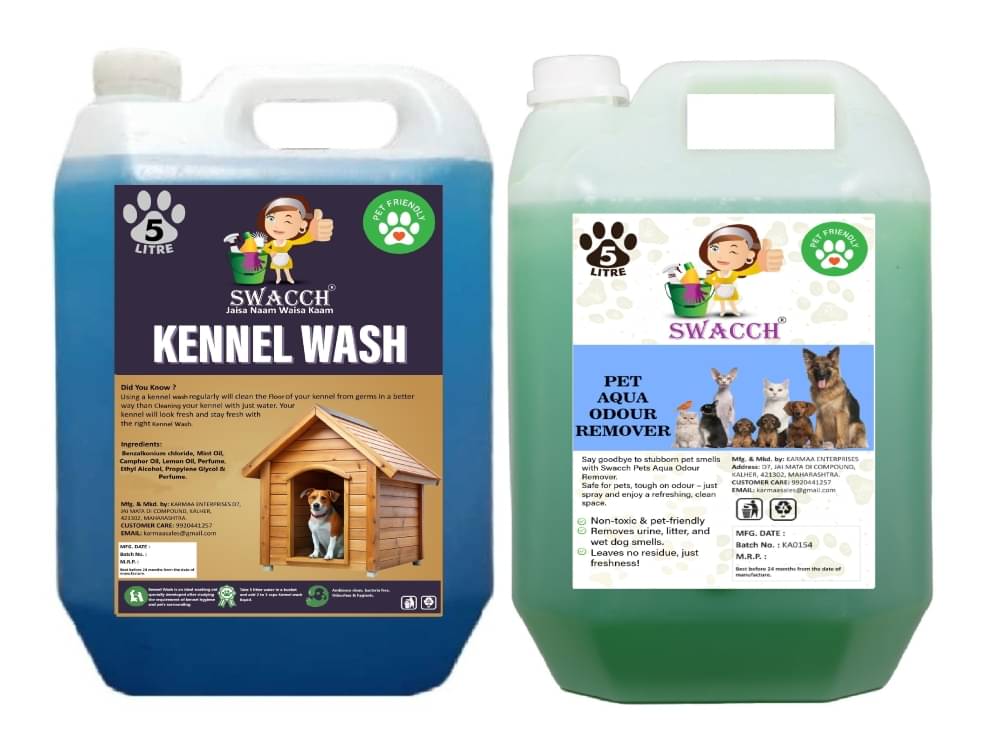 SWACCH Kennel Wash with Pet Aqua Floor Cleaner Lavender & Jasmine 10 L SWACCH Kennel Wash with Pet Aqua Floor Cleaner Lavender & Jasmine 10 L