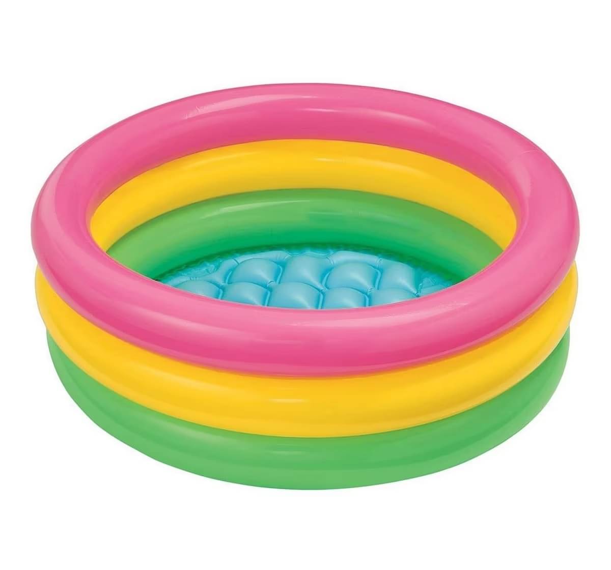 Swimming Pool for Kids | Inflatable Sunset Glow Round Colourful Ring Baby Pool Portable Baby Bath tub | 0-3 Years | Indoor & Outdoor Swimming Pool for Kids Swimming Pool for Kids | Inflatable Sunset Glow Round Colourful Ring Baby Pool Portable Baby Bath tub | 0-3 Years | Indoor & Outdoor Swimming Pool for Kids