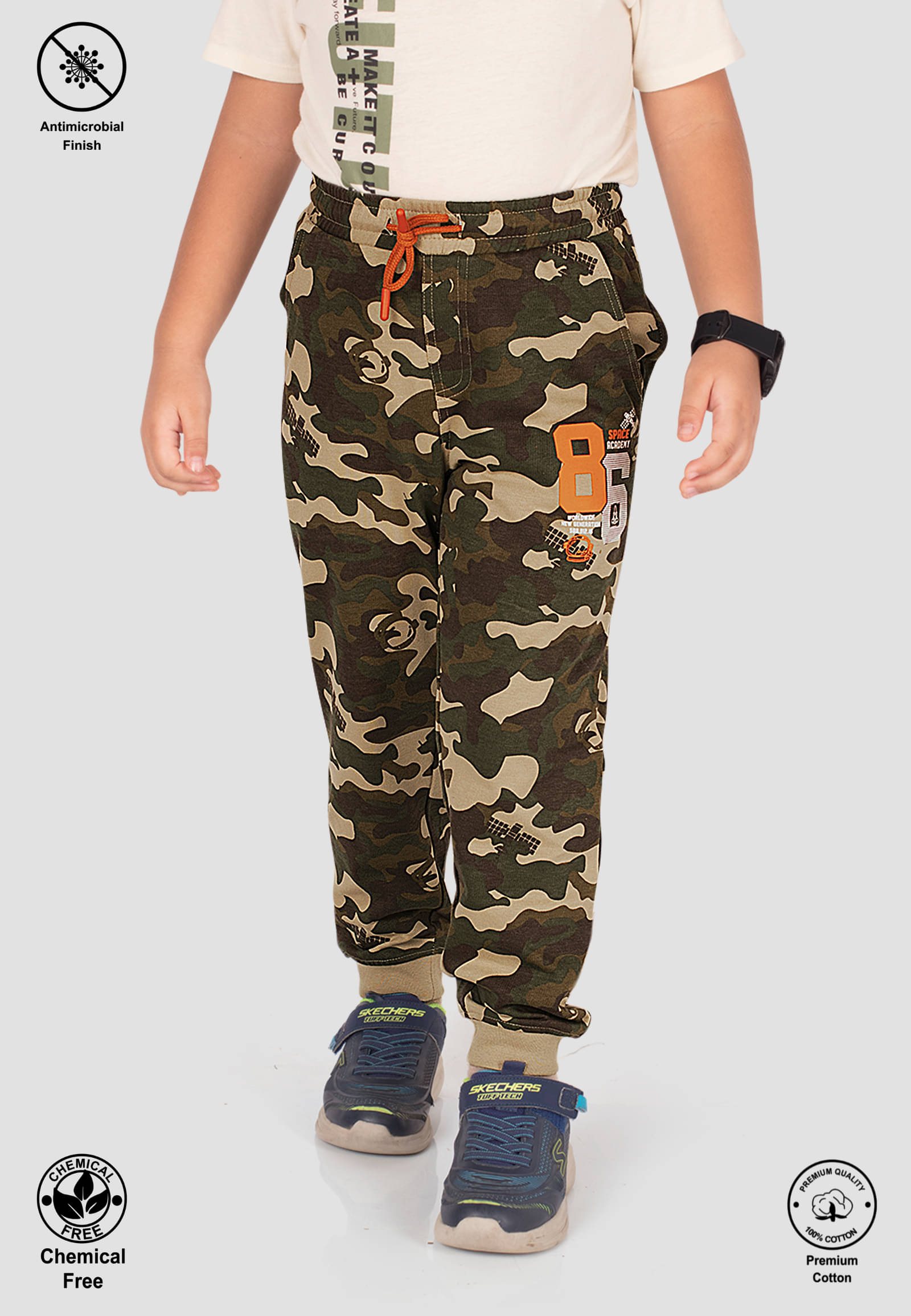     			TRESNOVA Pack of 1 Boys Cotton Trackpant ( Green )