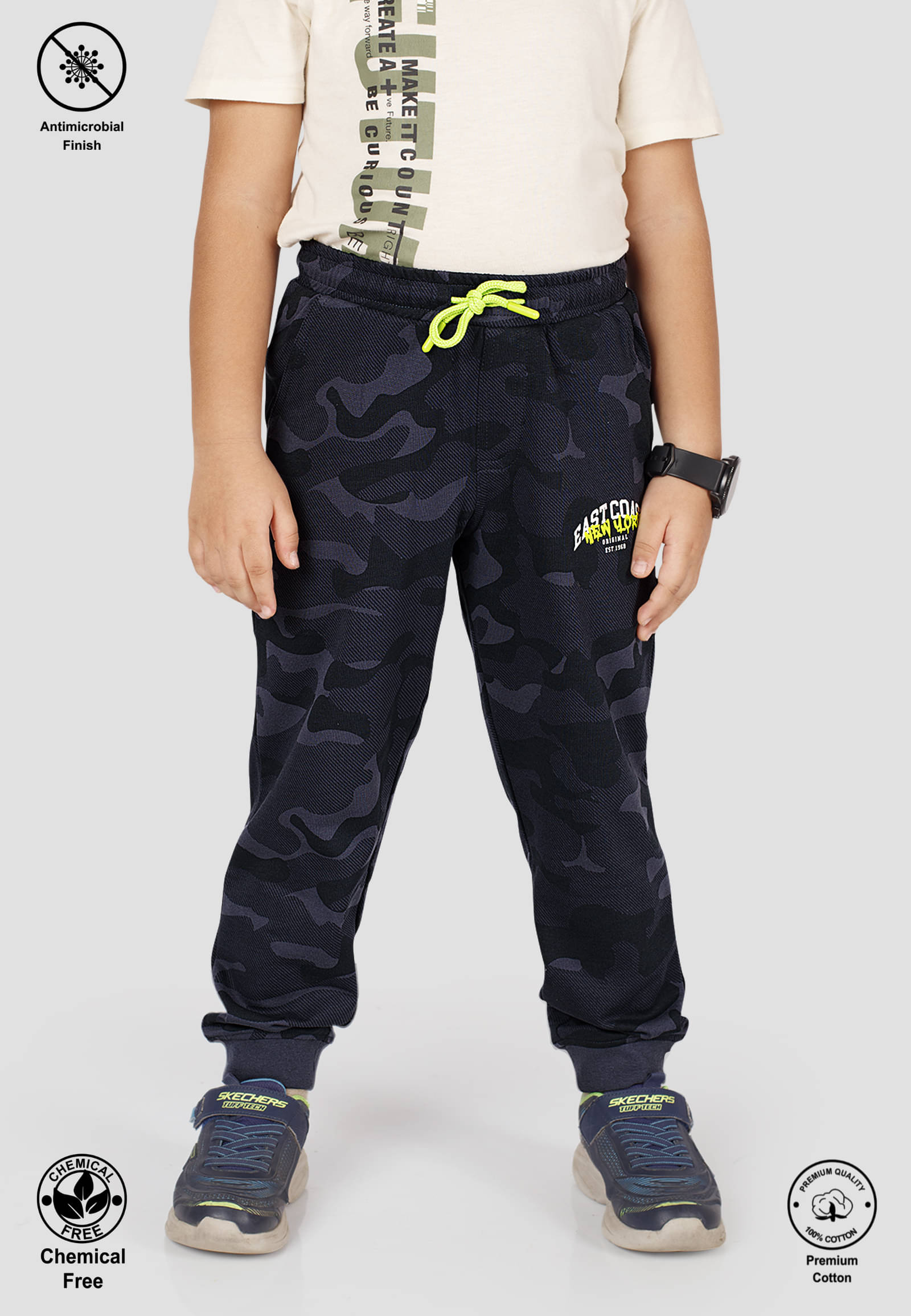     			TRESNOVA Pack of 1 Boys Cotton Trackpant ( Blue )