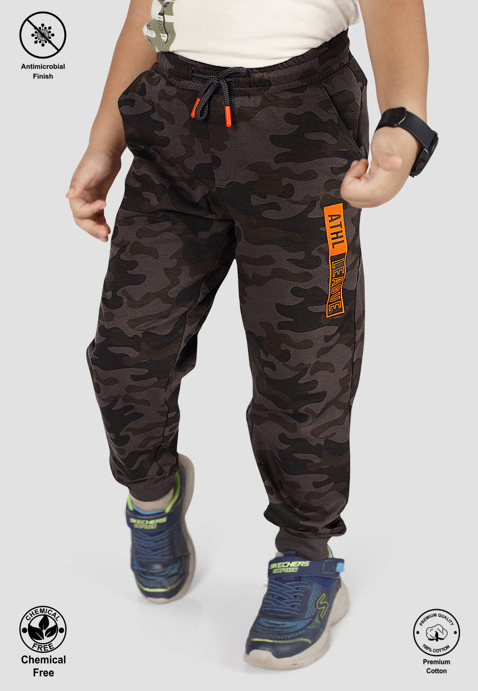     			TRESNOVA Pack of 1 Boys Cotton Trackpant ( Grey )