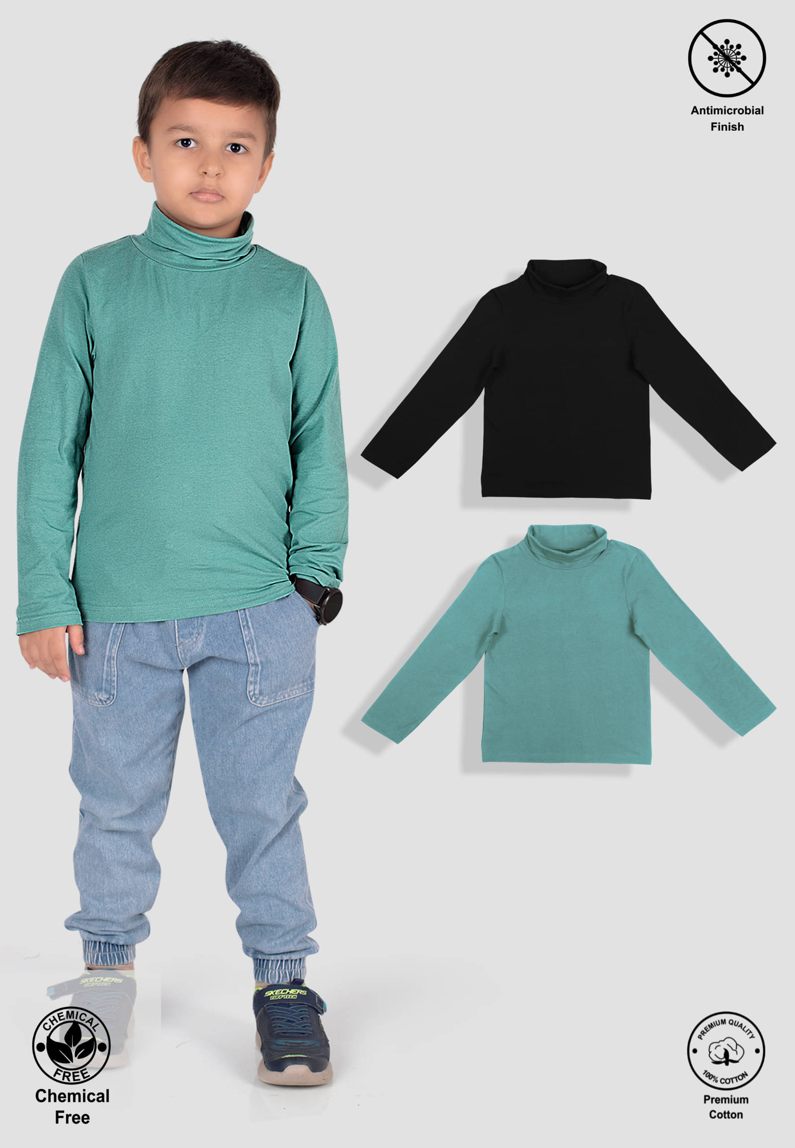     			TRESNOVA Pack of 2 Boys Cotton T-Shirt ( Multicolor2 )