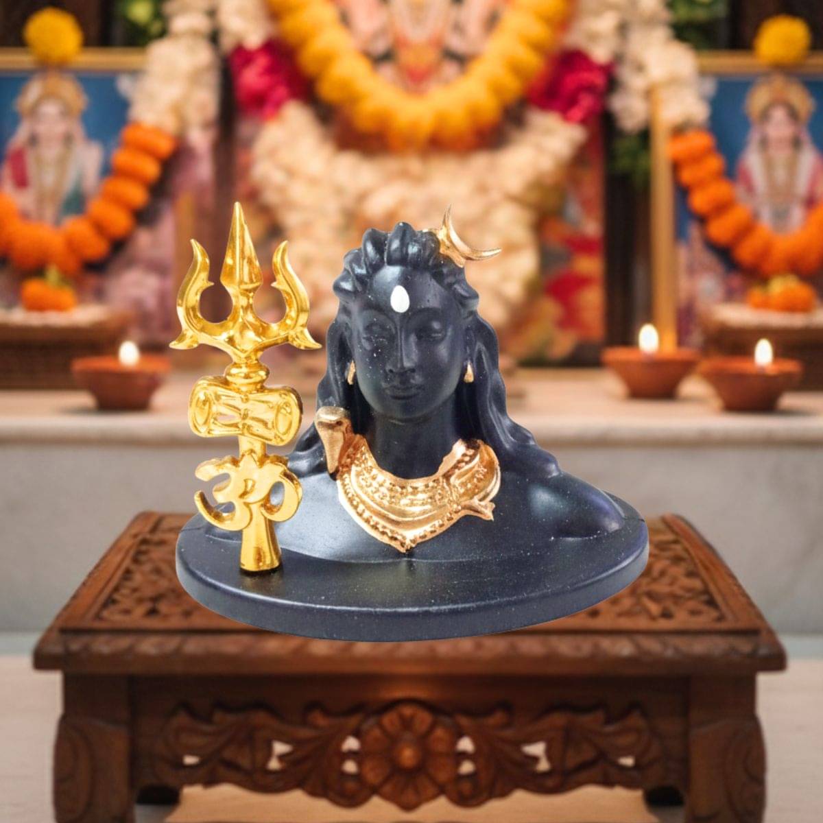 Tiny Shiny Medium Adiyogi Shiva Statue for Car Dashboard Home Decor Pooja Room Office Tiny Shiny Medium Adiyogi Shiva Statue for Car Dashboard Home Decor Pooja Room Office