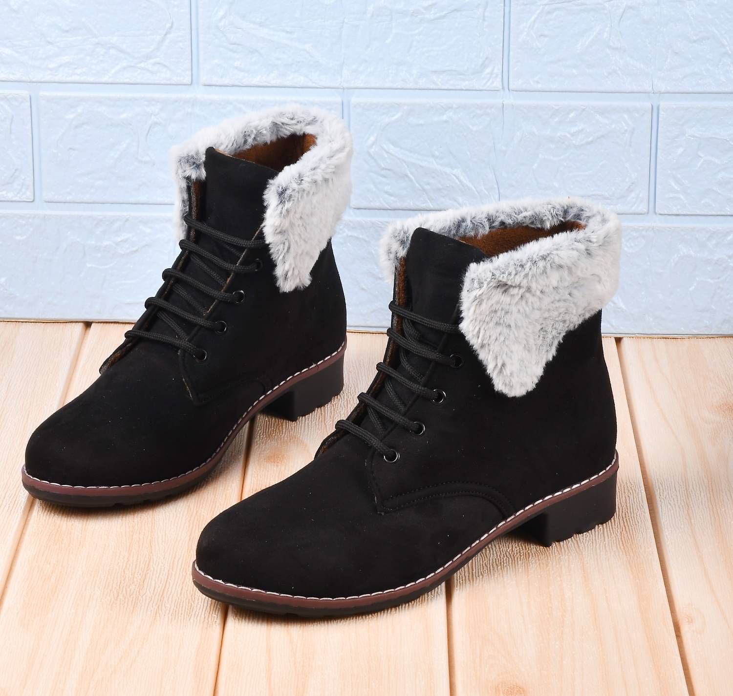 Try me Black Women's Ankle Length Boots Try me Black Women's Ankle Length Boots