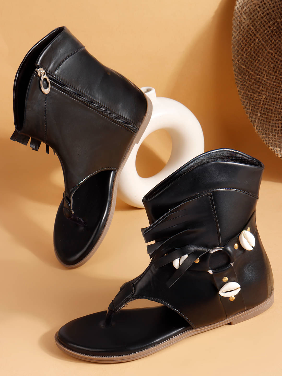 Try me Black Women's Flats     			Try me Black Women's Flats