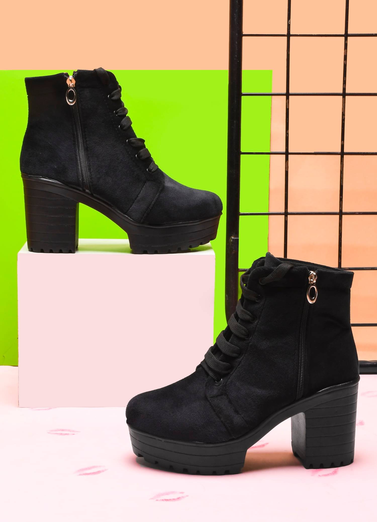 Try me Black Women's Ankle Length Boots Try me Black Women's Ankle Length Boots