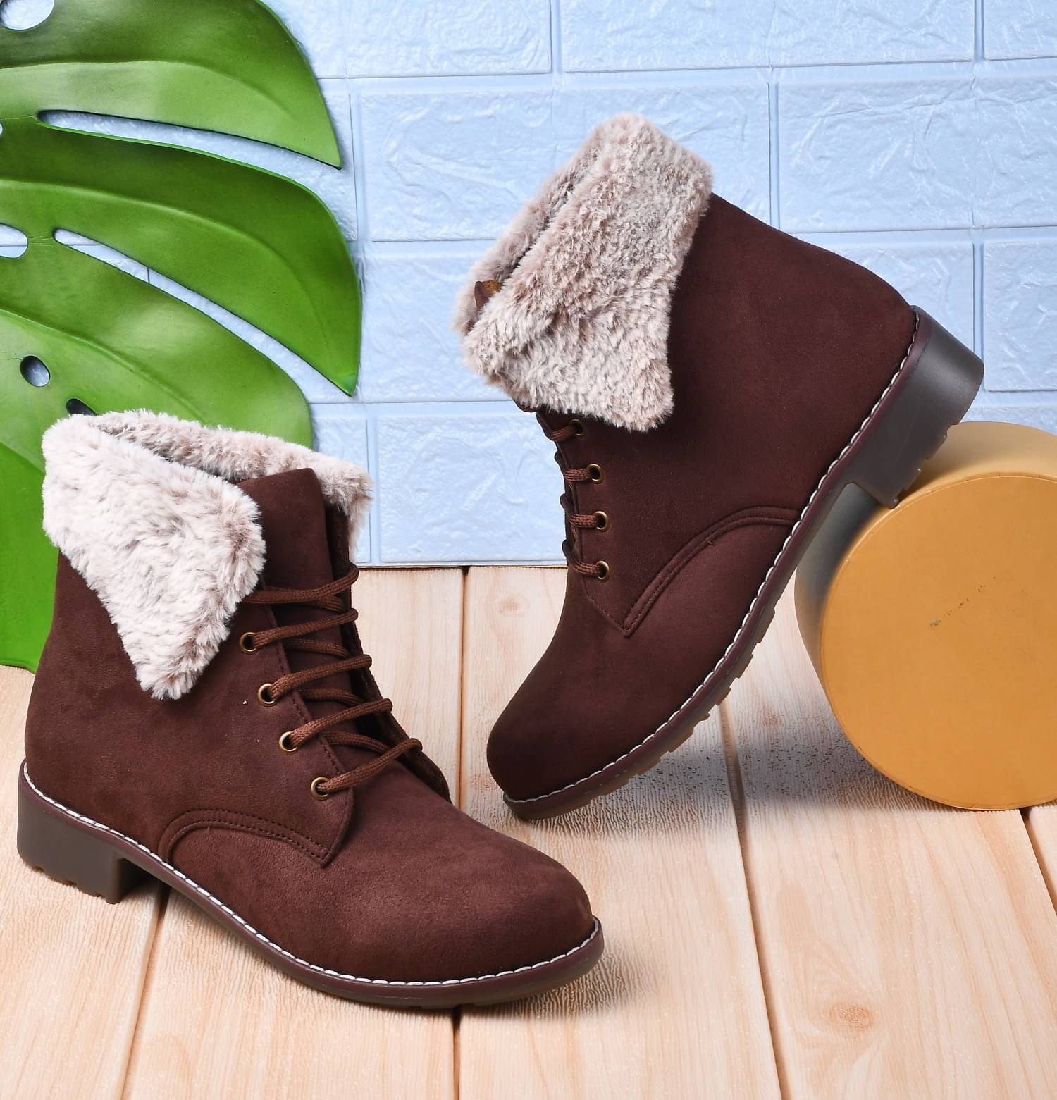 Try me Brown Women's Ankle Length Boots Try me Brown Women's Ankle Length Boots