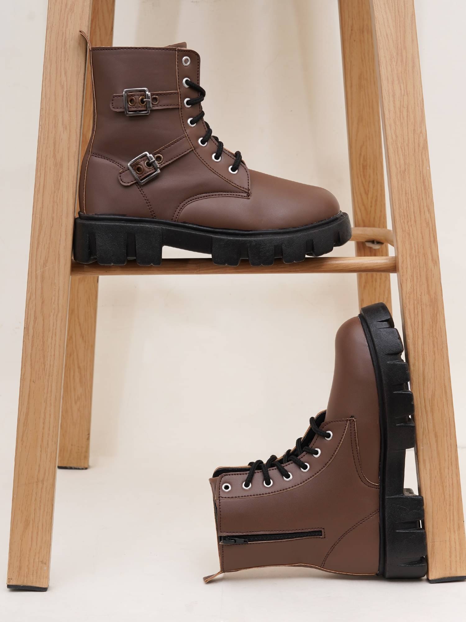 Try me Brown Women's Ankle Length Boots Try me Brown Women's Ankle Length Boots