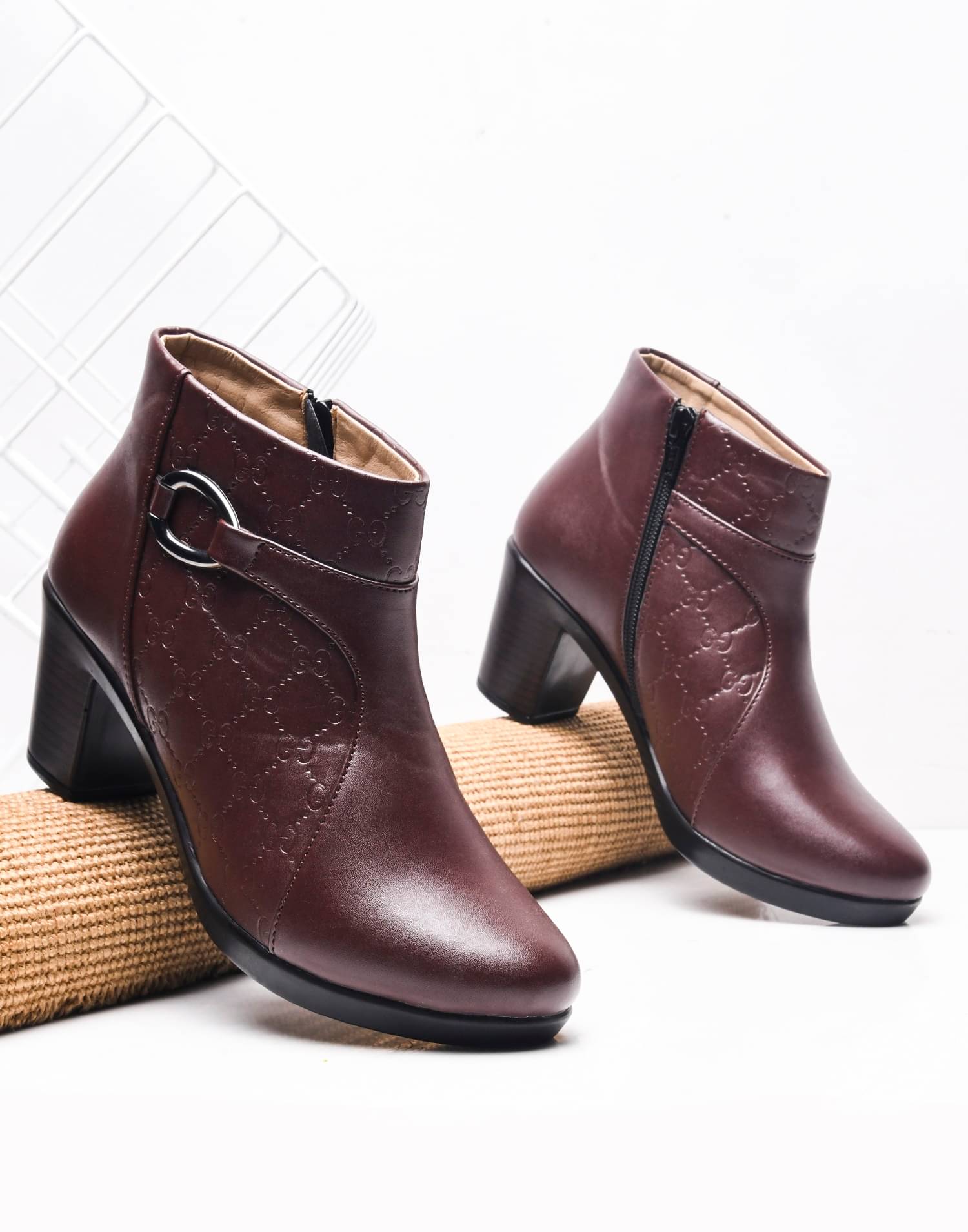 Try me Brown Women's Ankle Length Boots Try me Brown Women's Ankle Length Boots
