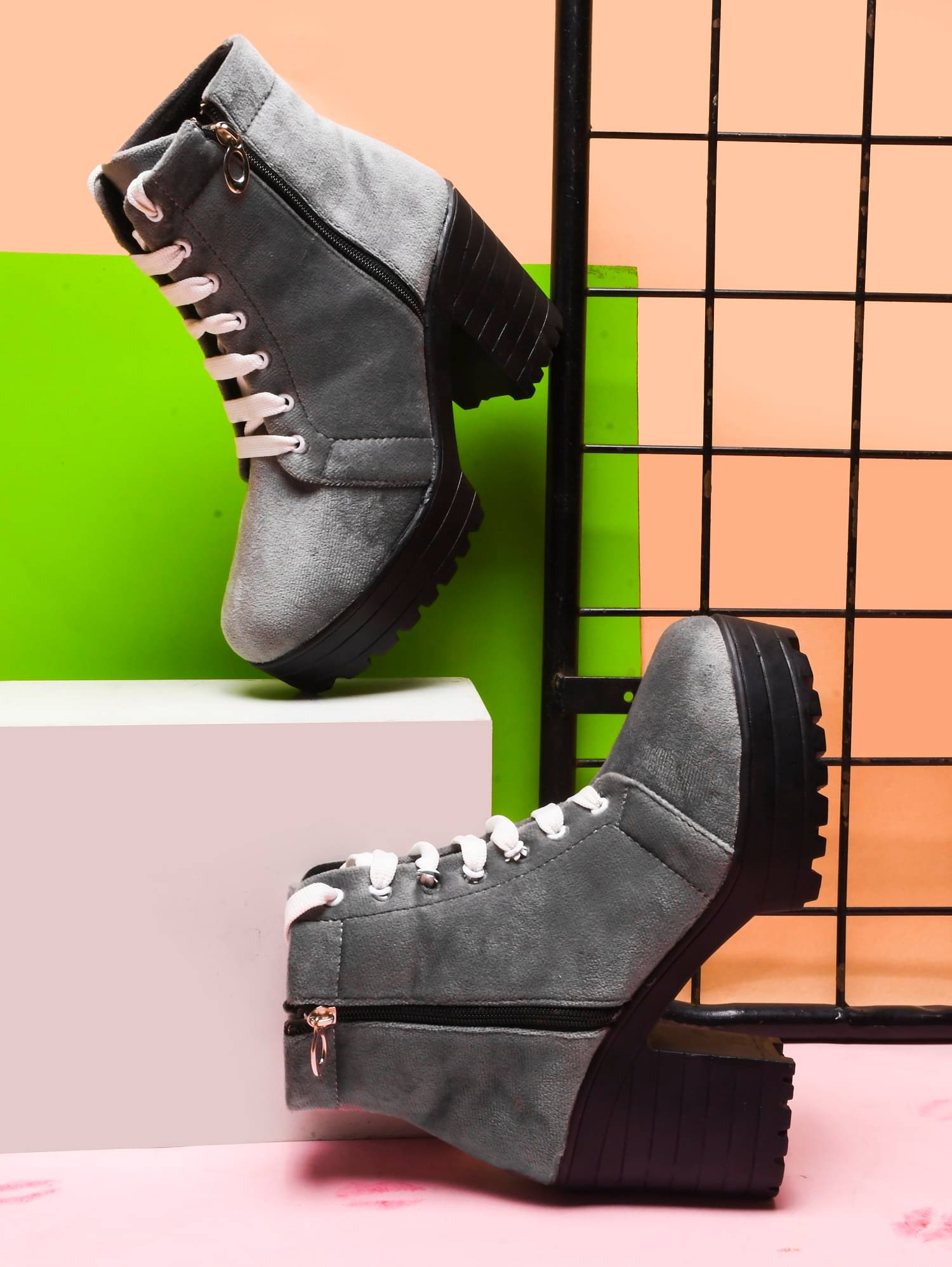 Try me Gray Women's Ankle Length Boots Try me Gray Women's Ankle Length Boots