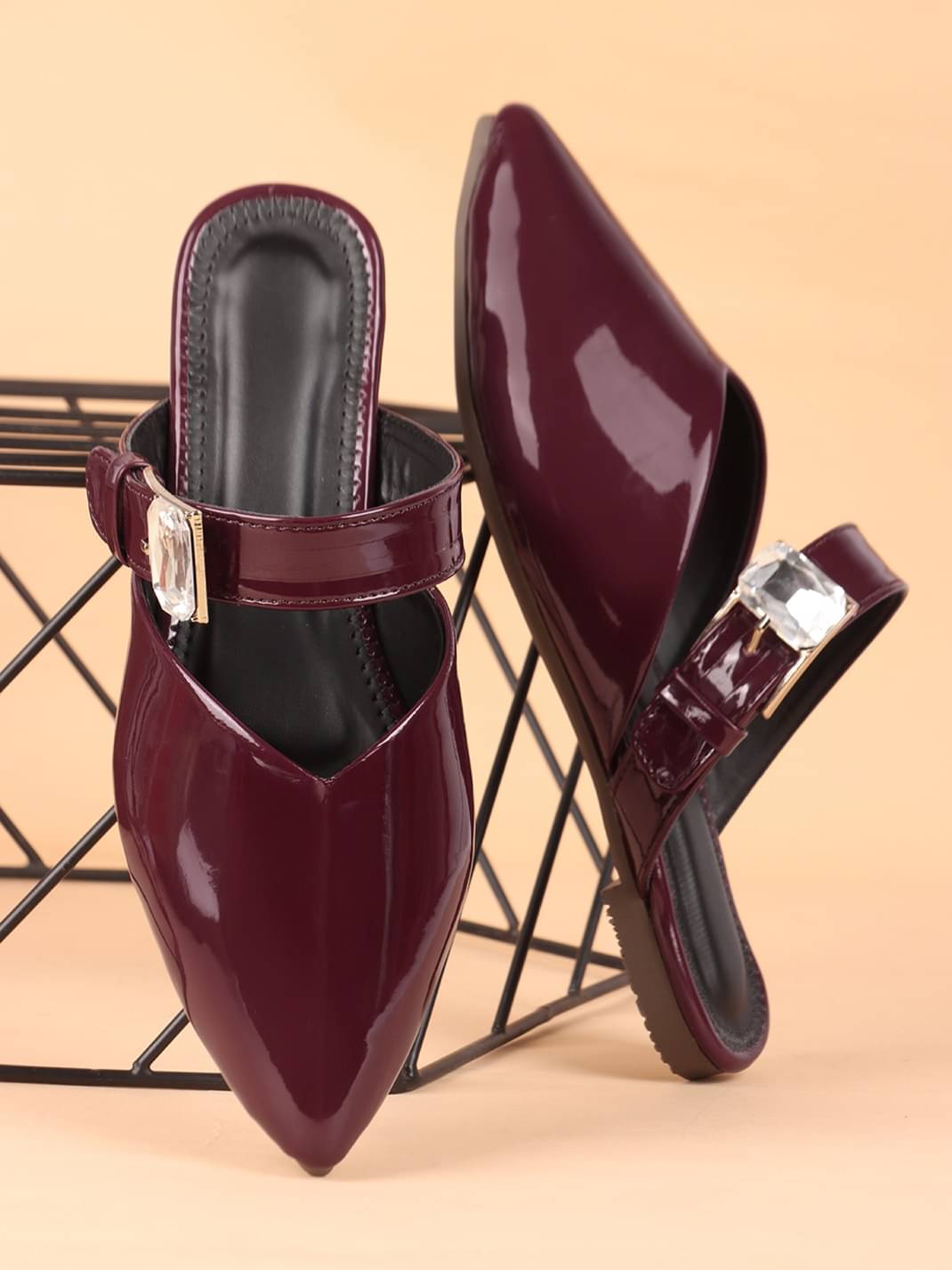 Try me Maroon Women's Flats Try me Maroon Women's Flats