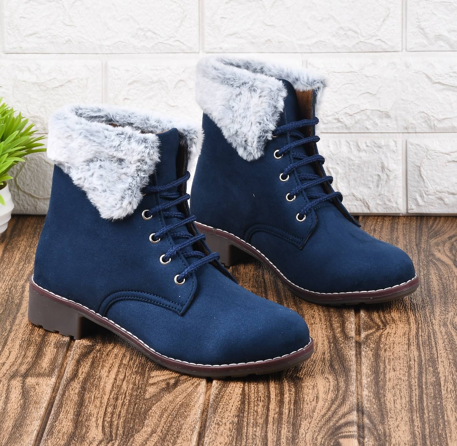 Try me Navy Blue Women's Ankle Length Boots Try me Navy Blue Women's Ankle Length Boots
