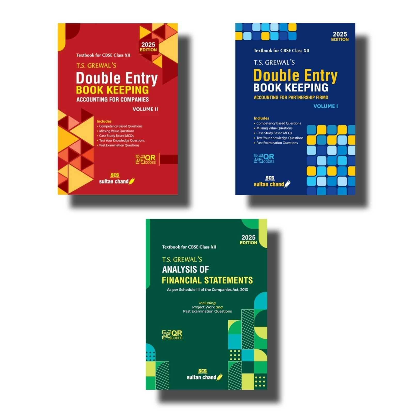     			Ts Grewal accountancy class 12th 3 book set