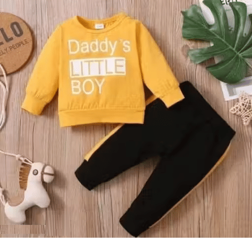 WARSI BROTHER''S Pack of 1 Baby Boys Cotton Blend T-Shirt & Capris Set ( Yellow ) WARSI BROTHER''S Pack of 1 Baby Boys Cotton Blend T-Shirt & Capris Set ( Yellow )