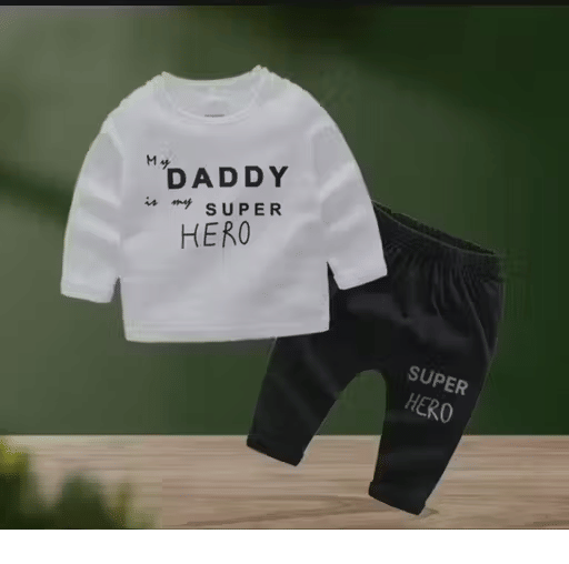 WARSI BROTHER''S Pack of 1 Baby Boys Cotton Blend T-Shirt & Capris Set ( White )     			WARSI BROTHER''S Pack of 1 Baby Boys Cotton Blend T-Shirt & Capris Set ( White )