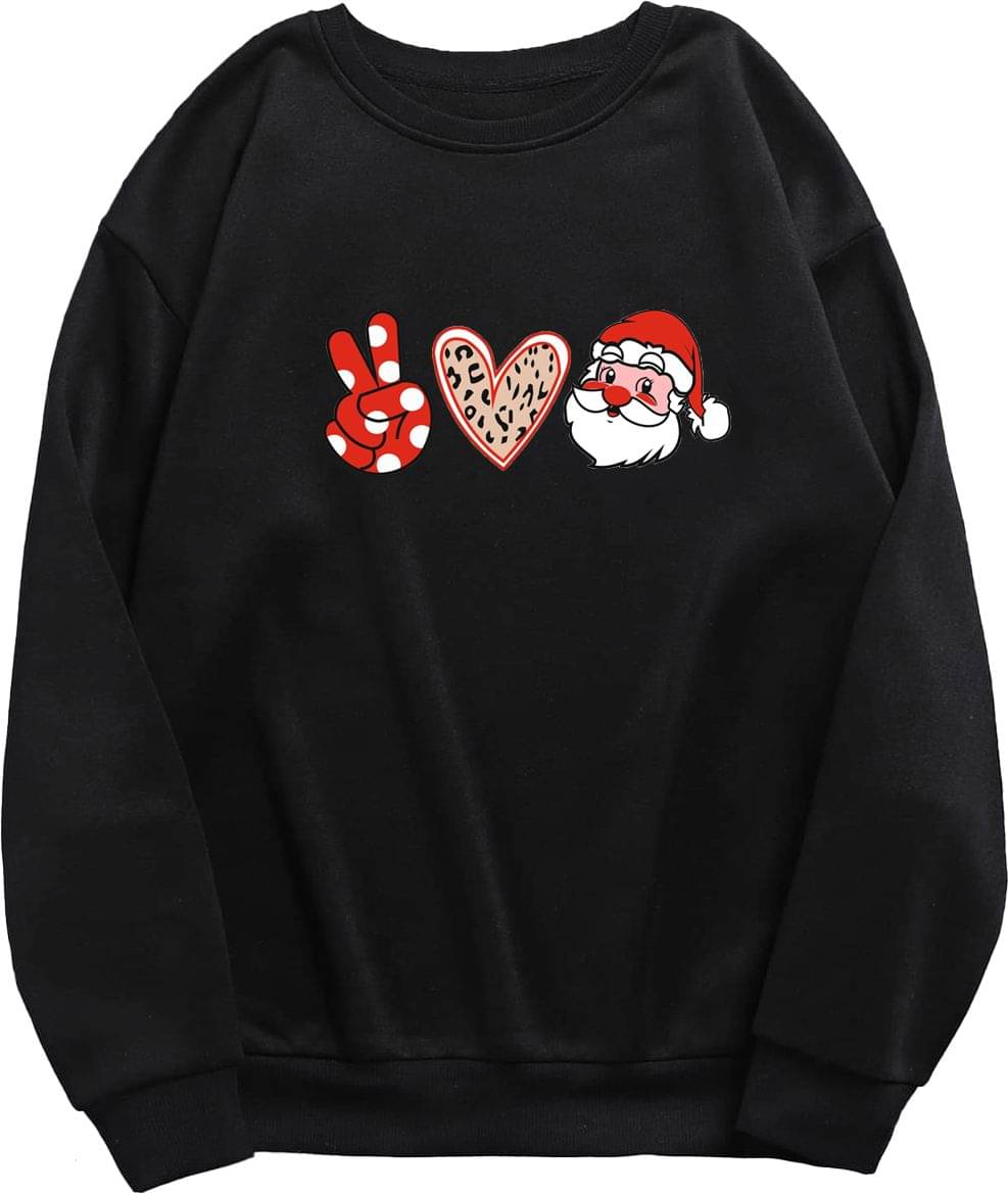 kotty Women Fleece Round Neck Sweatshirt For Light Winters ( Black ) kotty Women Fleece Round Neck Sweatshirt For Light Winters ( Black )