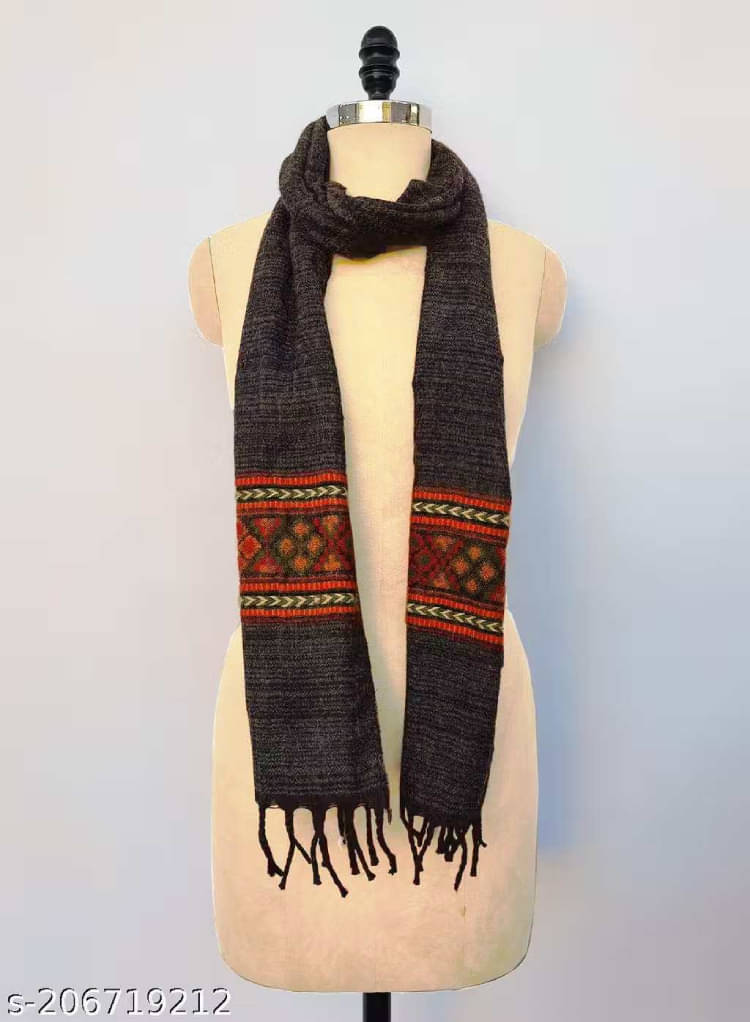     			nikline Brown Woolen Men's Shawls ( Pack of 1 )