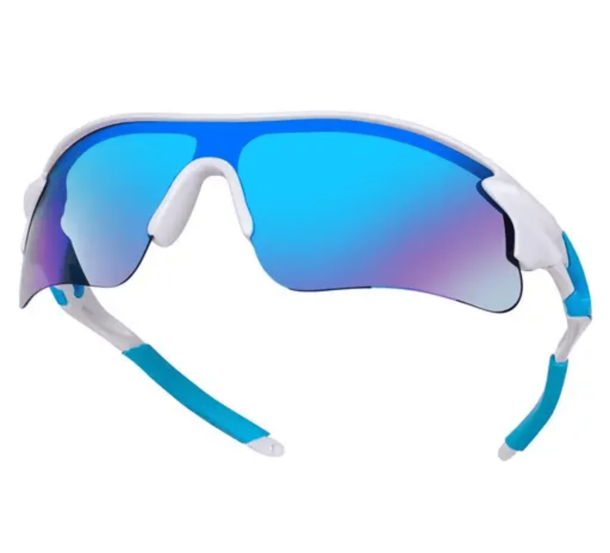     			AMAZEA White Wrap Around Sunglasses ( Pack of 1 )