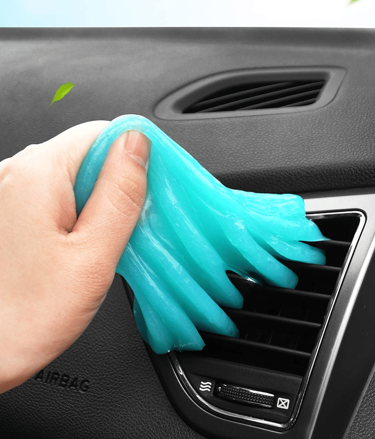     			Aksmit 100GM Universal Car Cleaning Gel Detailing Putty, Car Goop Cleaner Car Interior Cleaner Putty for Home, Office, Keyboard, Computer 1Pack Blue