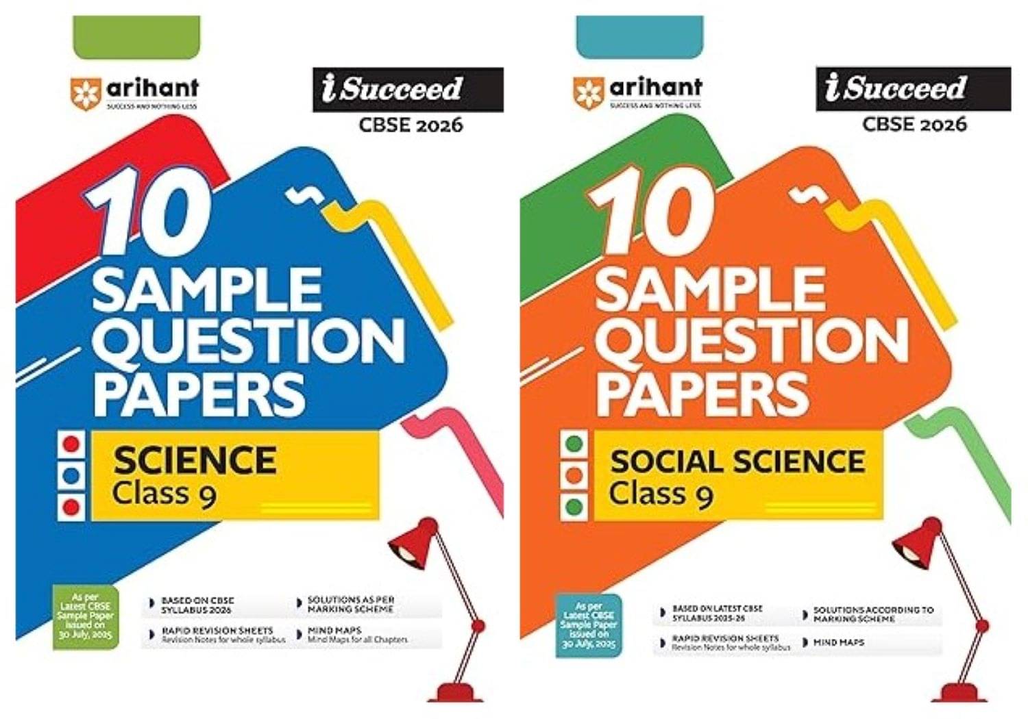 Arihant I Succeed CBSE Sample Question Papers Class 9 Science & Social Science Exam 2026 | 10 Sample Papers Arihant I Succeed CBSE Sample Question Papers Class 9 Science & Social Science Exam 2026 | 10 Sample Papers