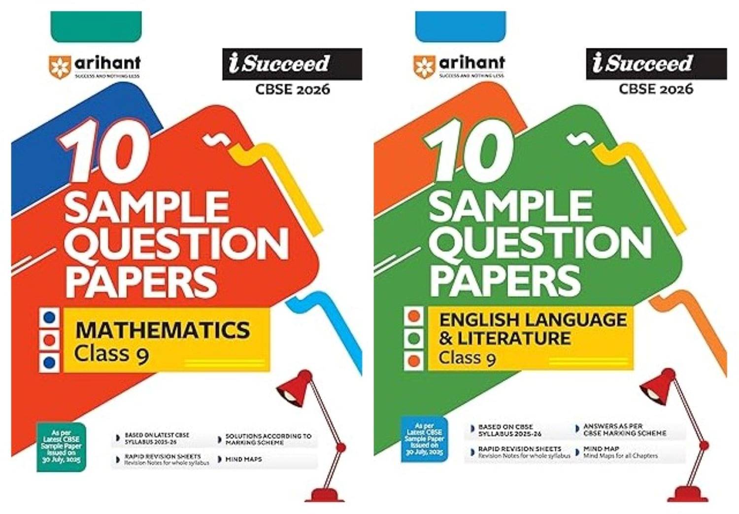 Arihant I Succeed CBSE Sample Question Papers Class 9 English Language & Literature & Mathematics Exam 2026 | 10 Sample Papers Arihant I Succeed CBSE Sample Question Papers Class 9 English Language & Literature & Mathematics Exam 2026 | 10 Sample Papers