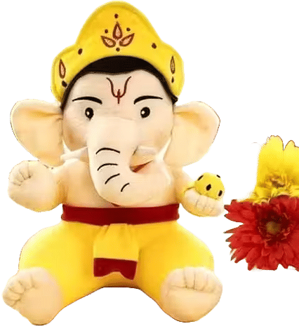     			Bal Ganesh ji Cute Soft Toy Ideal Gift /Kids Stuffed plush | Stuffed Toys - 35 cm  (Multicolor)