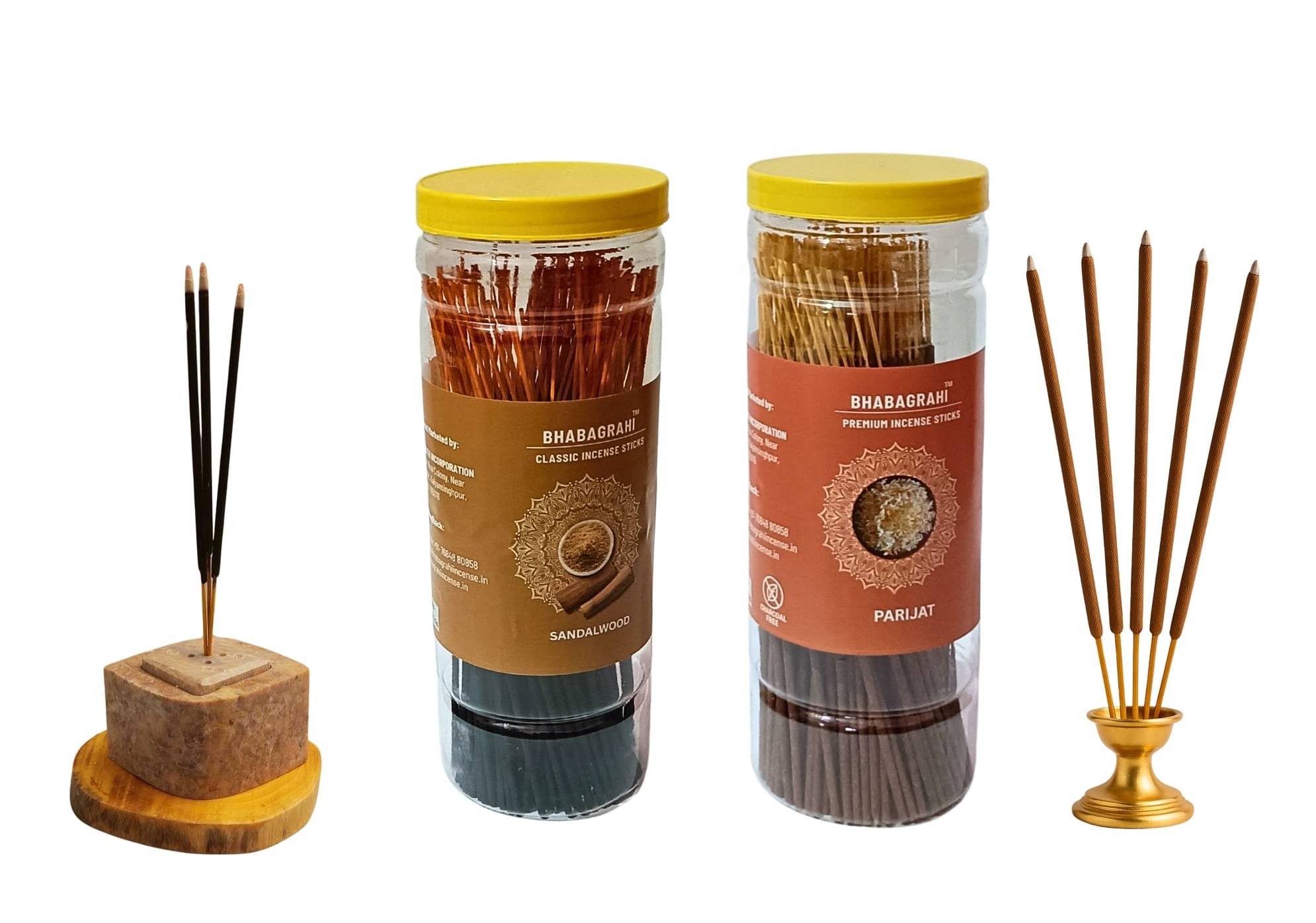 Bhabagrahi Incense Stick Rustic Sandalwood,Jasmine 300 Pieces ( Pack of 2 ) Bhabagrahi Incense Stick Rustic Sandalwood,Jasmine 300 Pieces ( Pack of 2 )