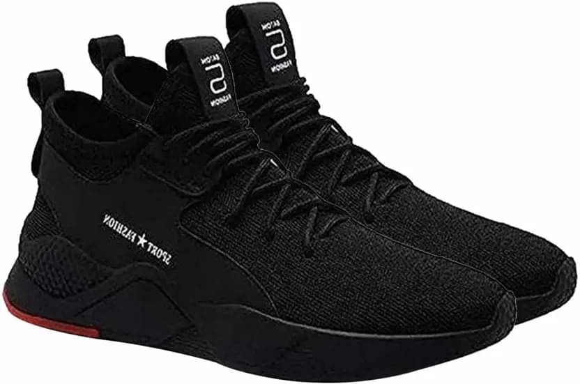     			COOPERWINGS Sports Shoes for Men Running Black Men's Outdoor Shoes