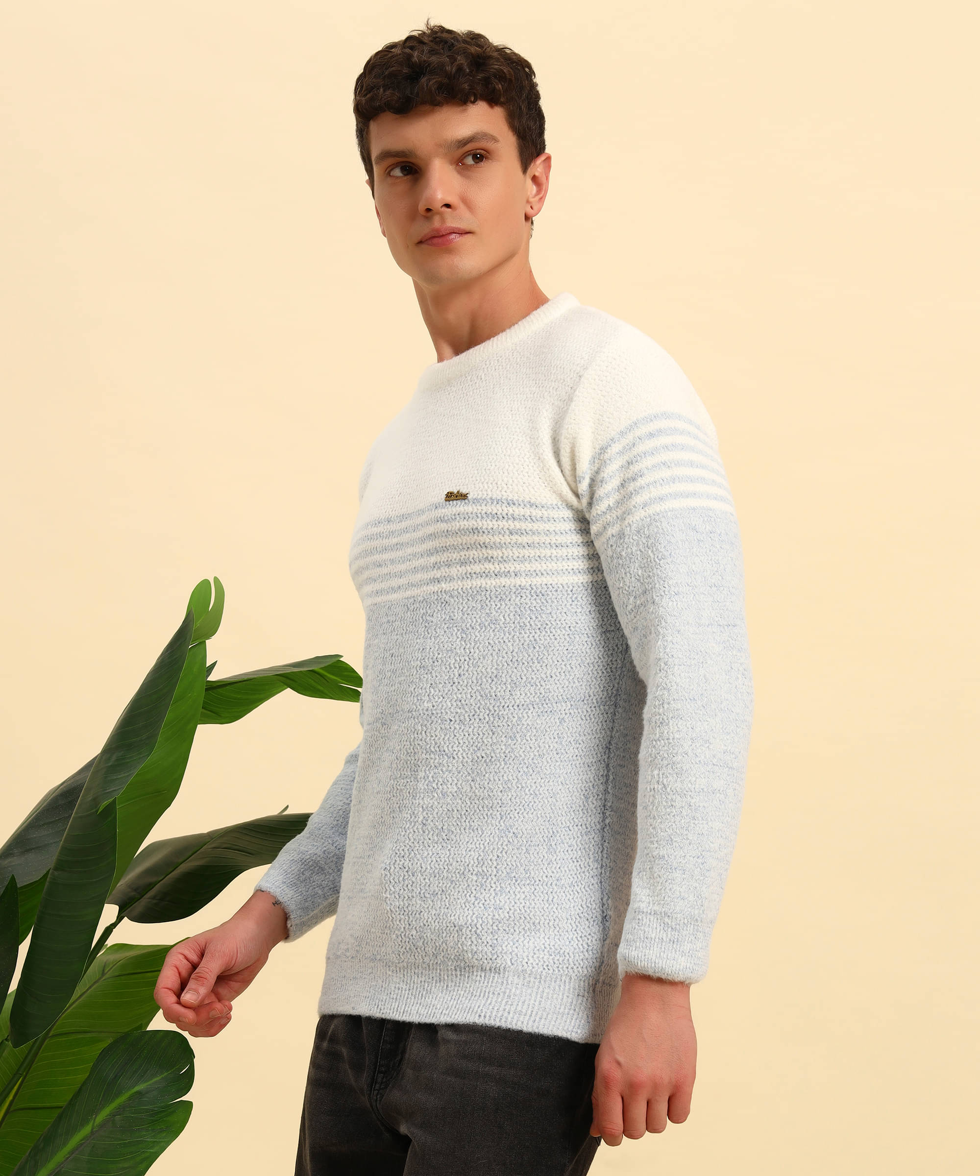 Canblar Woollen Blend Round Neck Men's Full Sleeves Pullover Sweater - Blue ( Pack of 1 )     			Canblar Woollen Blend Round Neck Men's Full Sleeves Pullover Sweater - Blue ( Pack of 1 )