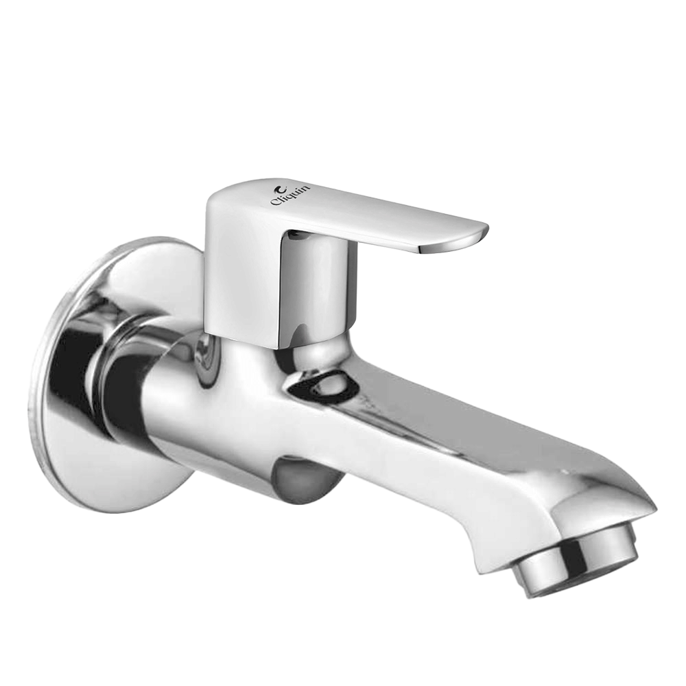     			Cliquin Siya Long Body Bib Tap Faucet (Cubix) Brass Bathroom Tap (Bib Cock)