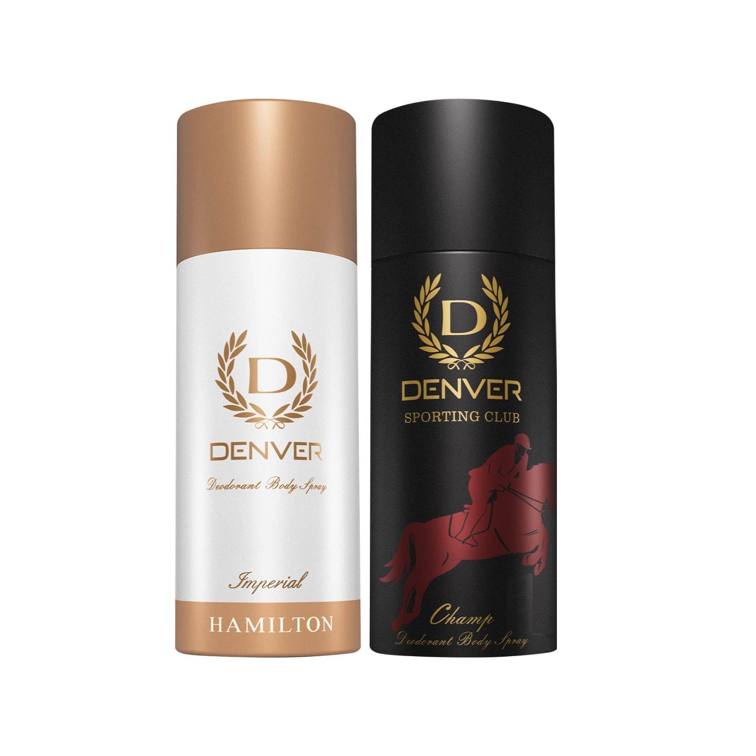 Denver Imperial 150 ml & Champ 165 ml Deodorant Spray for Men 315 ml ( Pack of 2 ) Denver Imperial 150 ml & Champ 165 ml Deodorant Spray for Men 315 ml ( Pack of 2 )