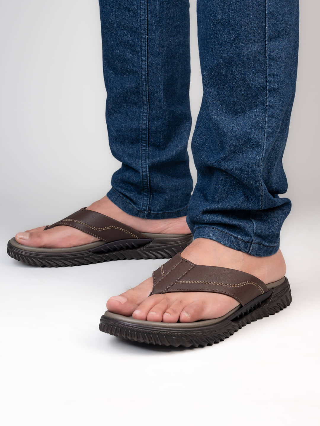 Fentacia Brown Men's Daily Slipper