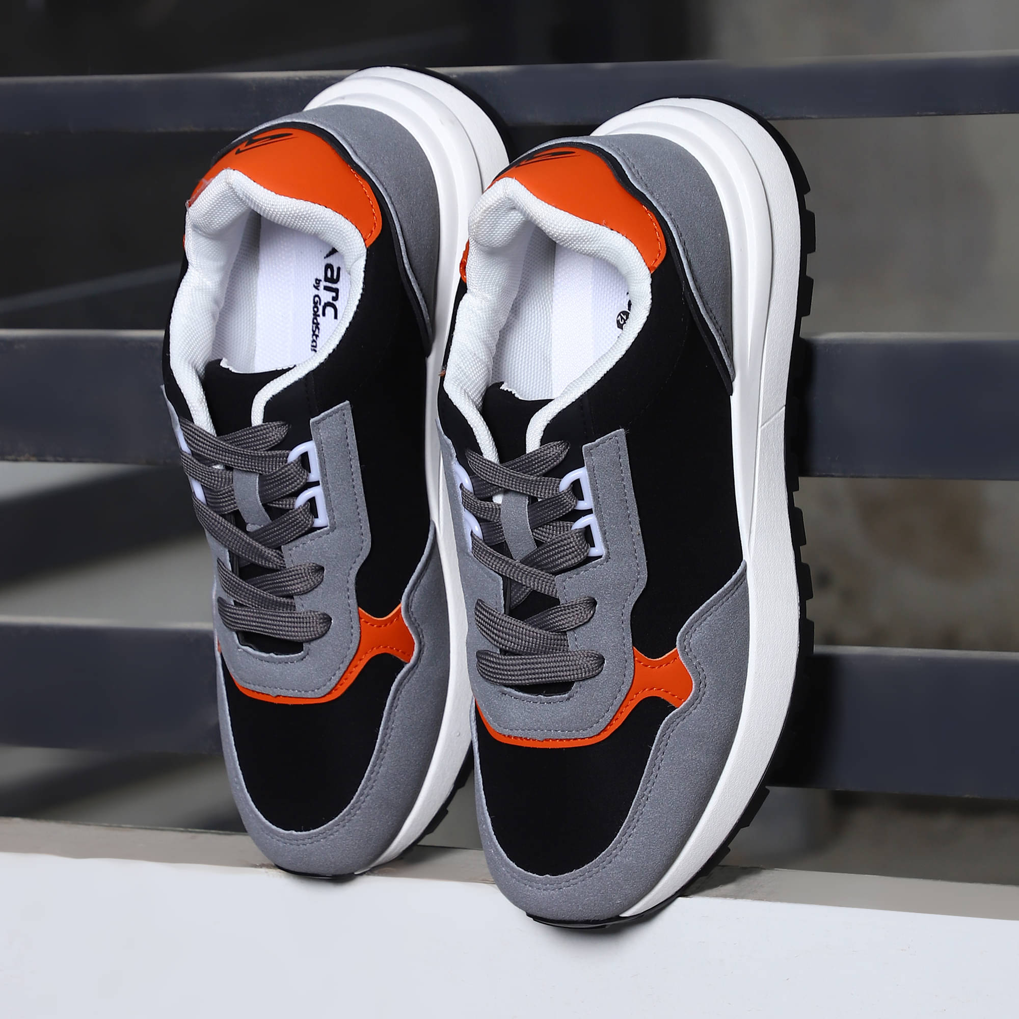     			GOLDSTAR Grey Men's Sneakers