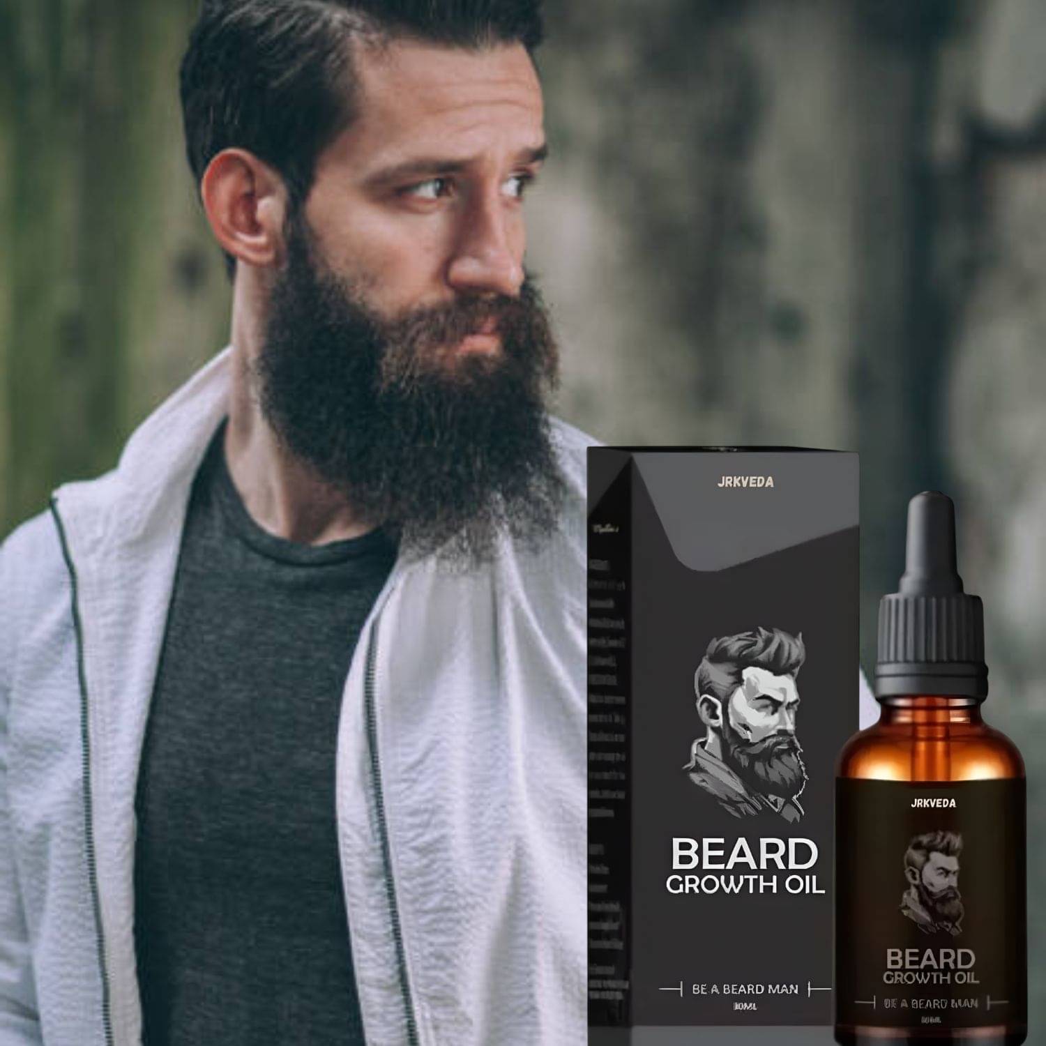     			JRKVEDA Vitamin E Promotes Beard Growth Beard Oil 30 ml