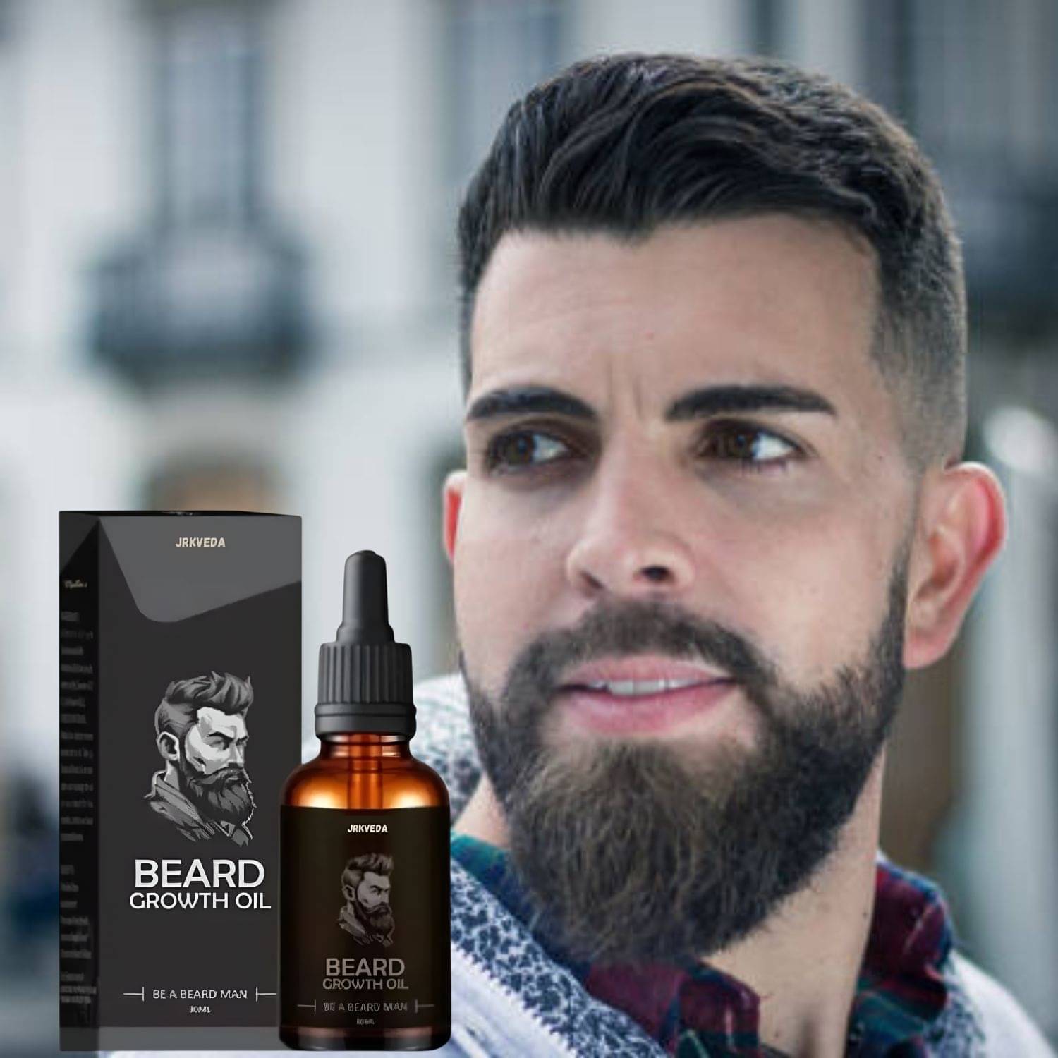 JRKVEDA Vitamin E Promotes Beard Growth Beard Oil 30 ml     			JRKVEDA Vitamin E Promotes Beard Growth Beard Oil 30 ml