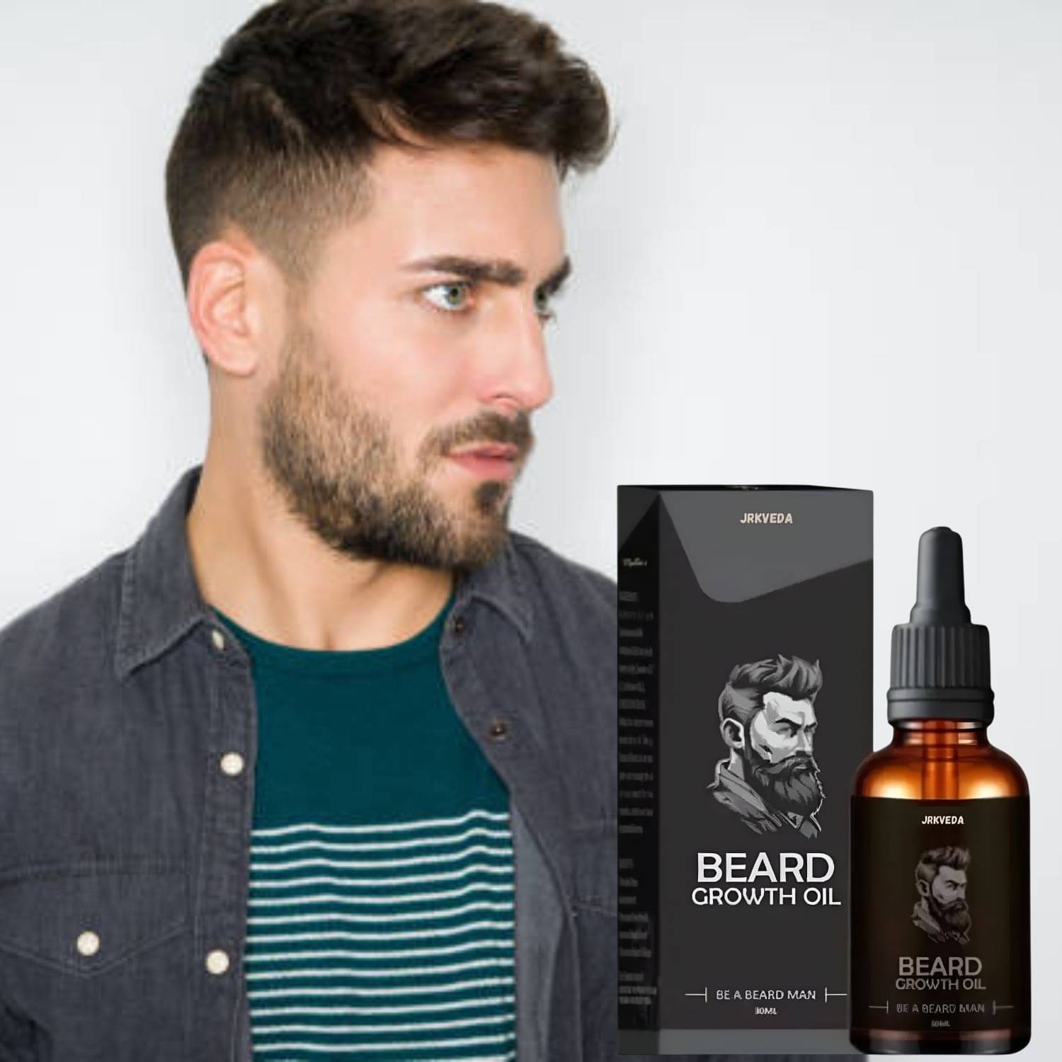     			JRKVEDA Vitamin E Promotes Beard Growth Beard Oil 30 ml