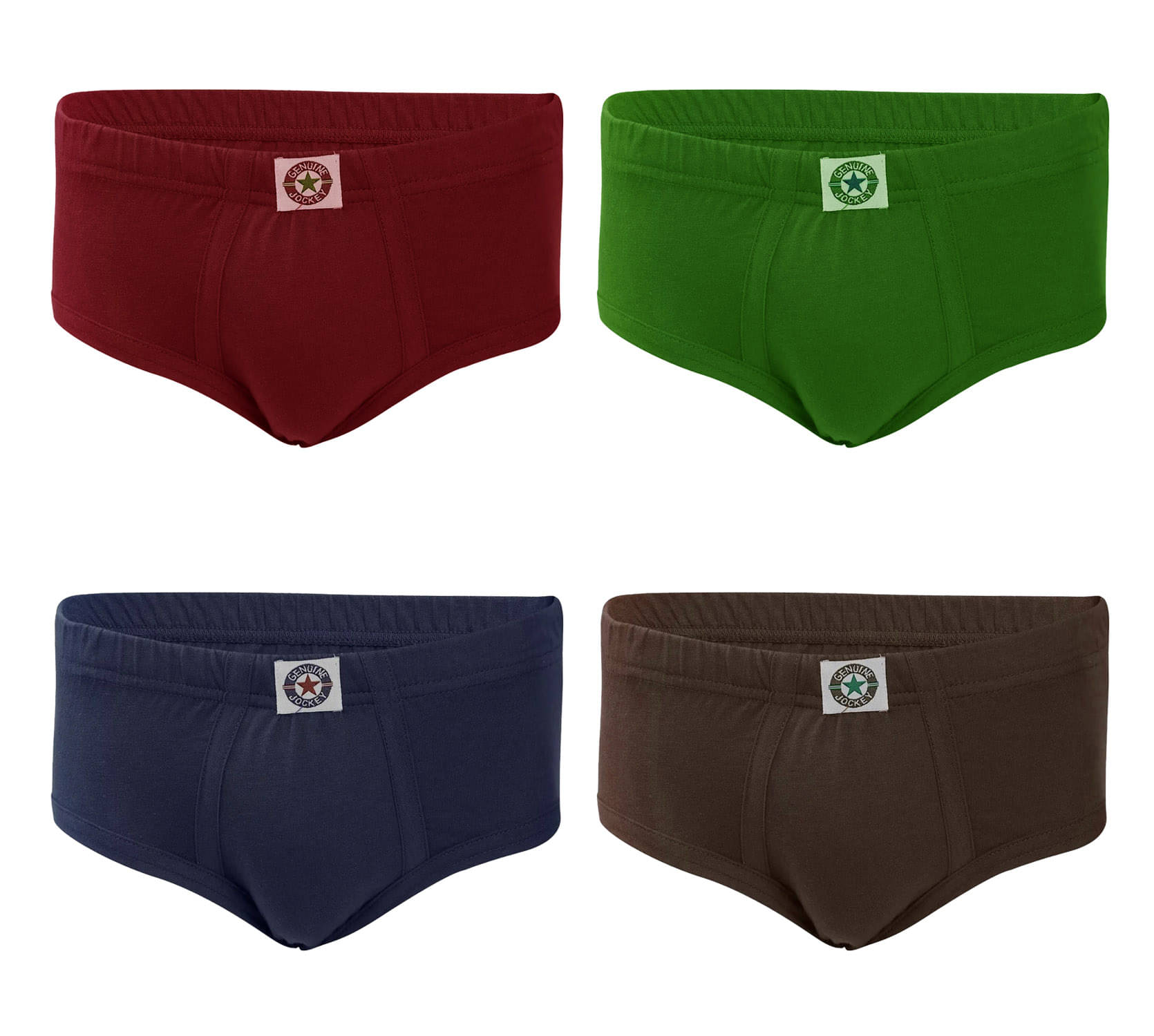     			Jockey Pack of 4 Boys Cotton Briefs ( Multicolor )